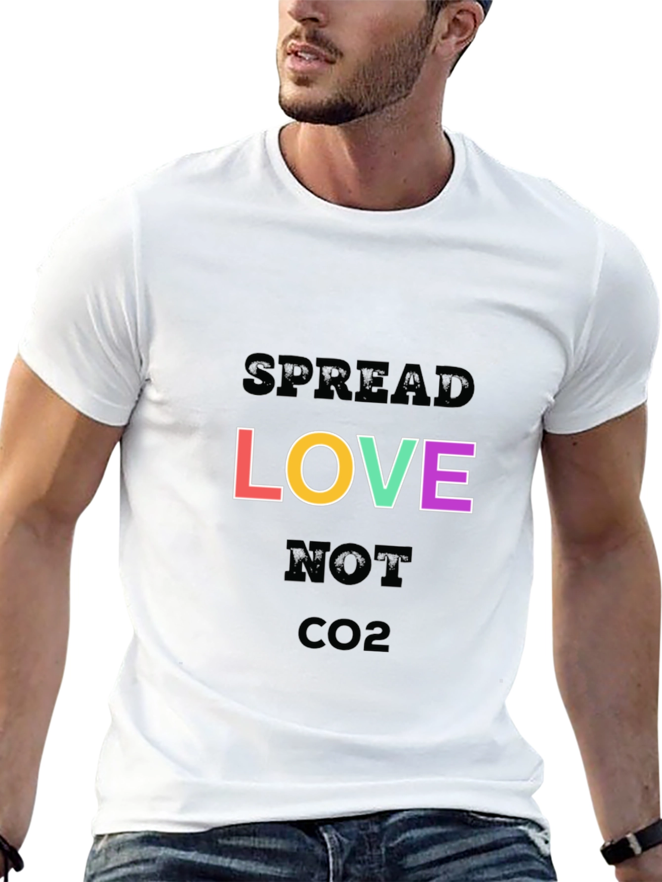 Spread Love Not CO2 Graphic Tee
