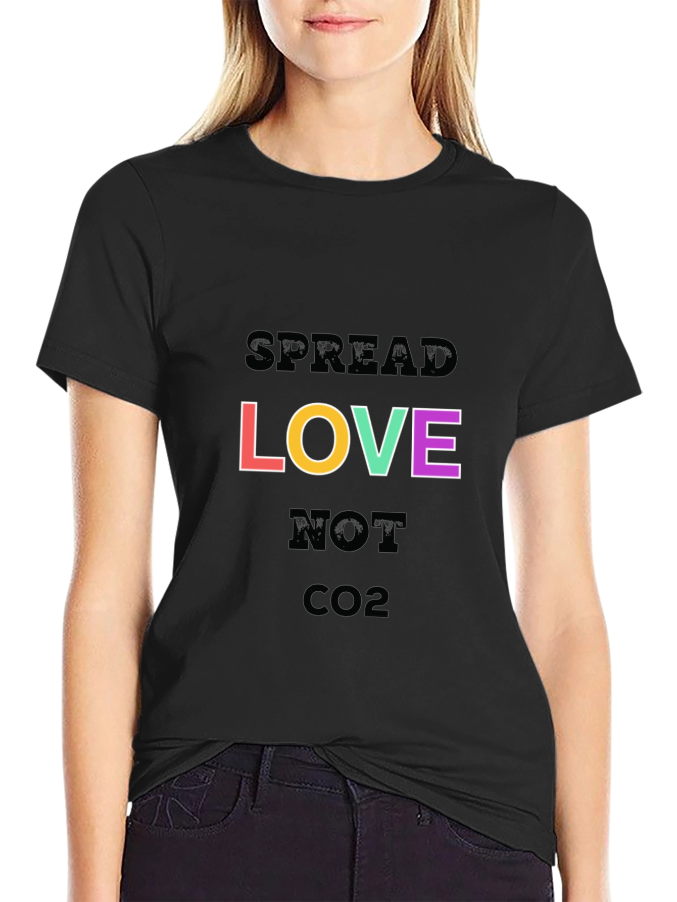 Spread Love Not CO2 Graphic Tee