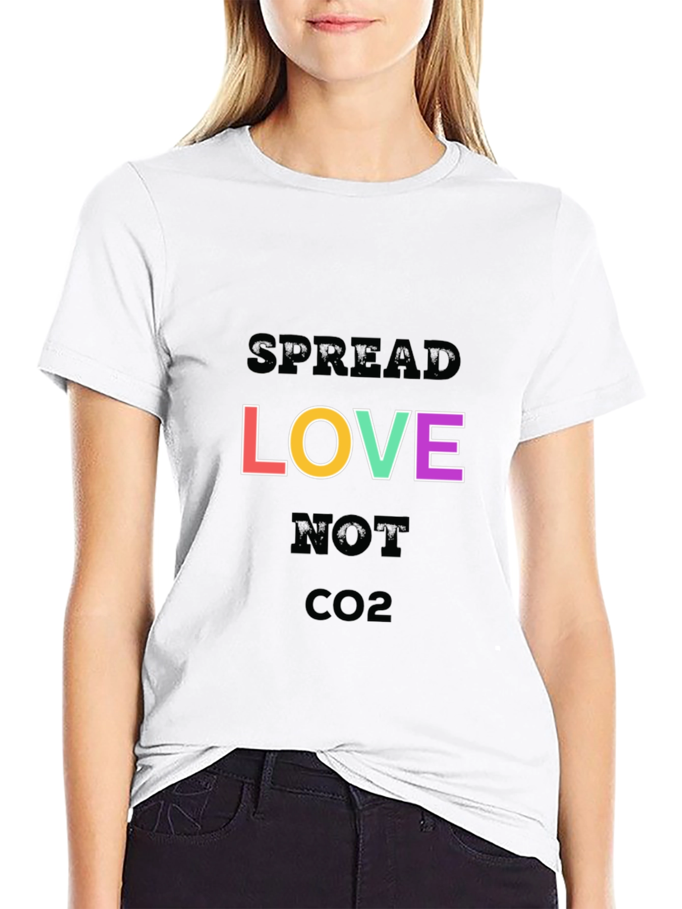 Spread Love Not CO2 Graphic Tee