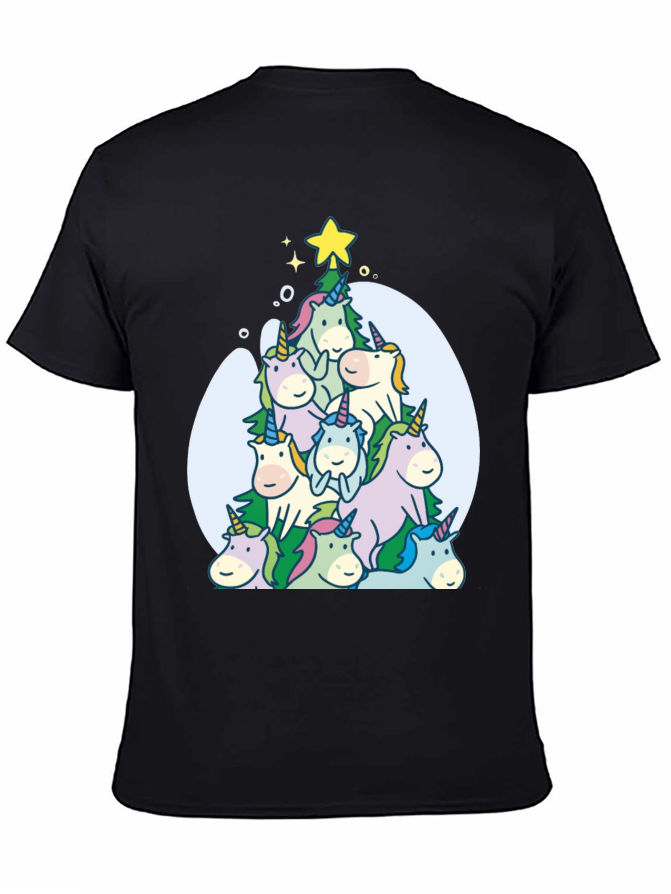 Unicorn Christmas Tree T-Shirt