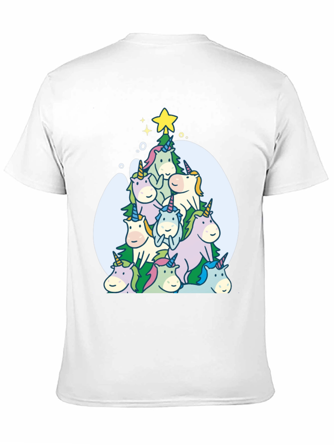 Unicorn Christmas Tree T-Shirt