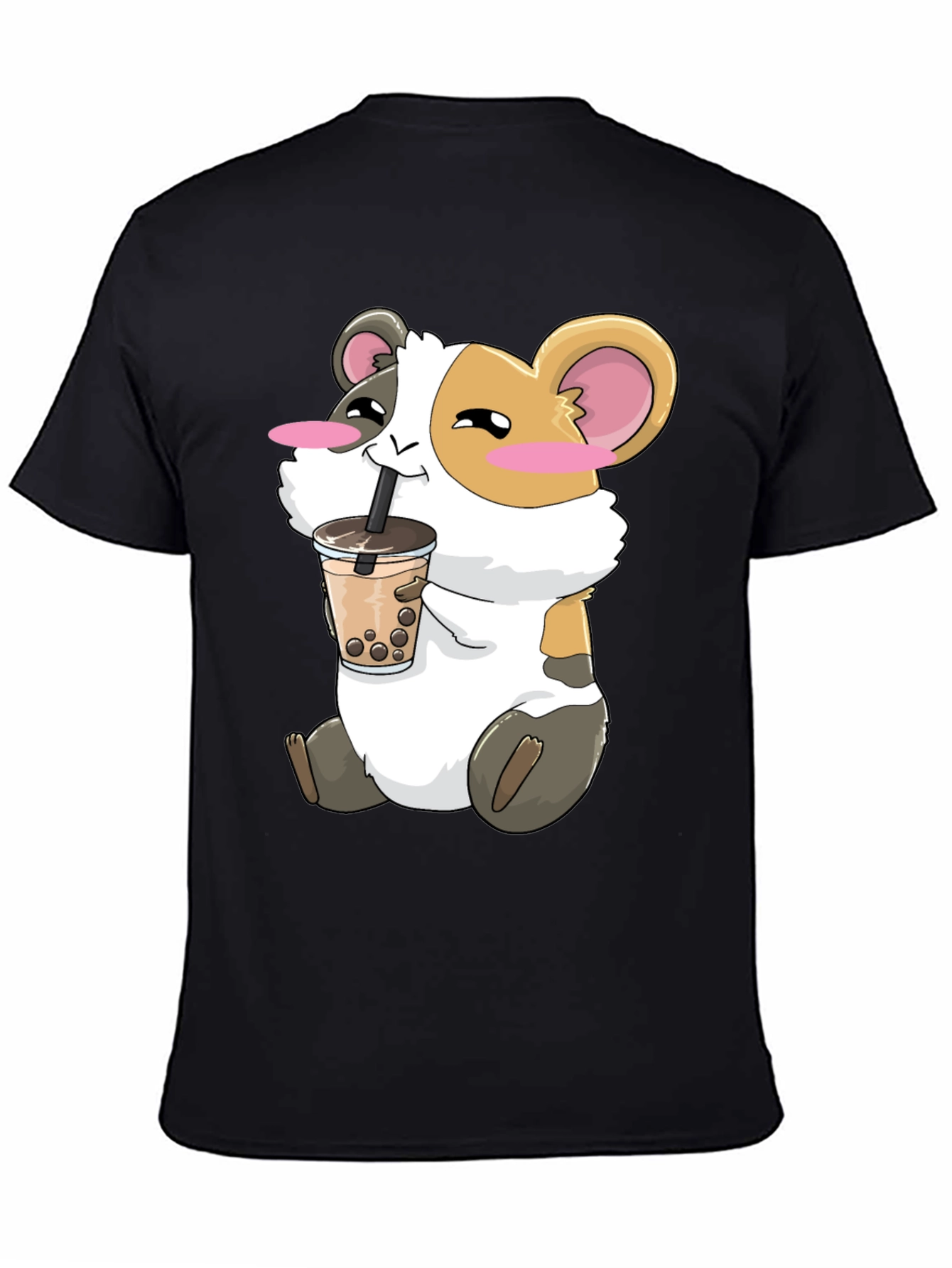 Cute Guinea Pig Bubble Tea T-Shirt