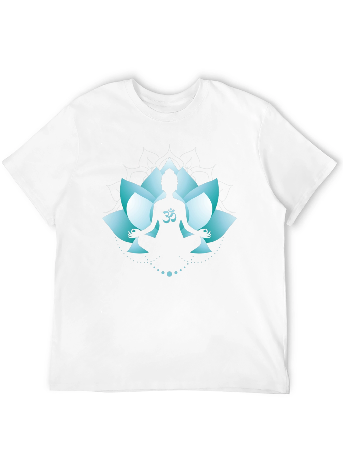 Om Lotus Graphic Tee - Meditative Style