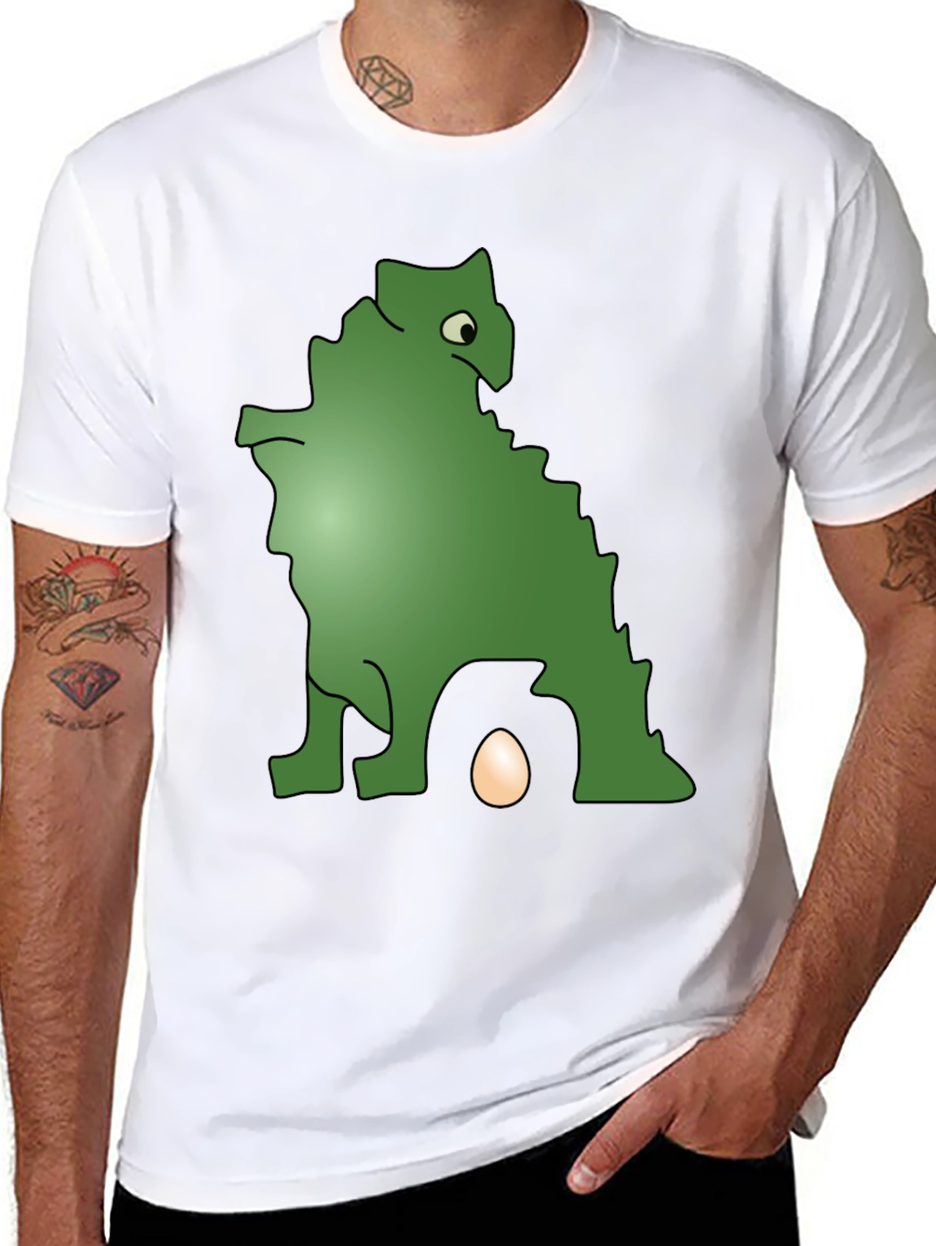 Dinosaur Egg T-Shirt - Black