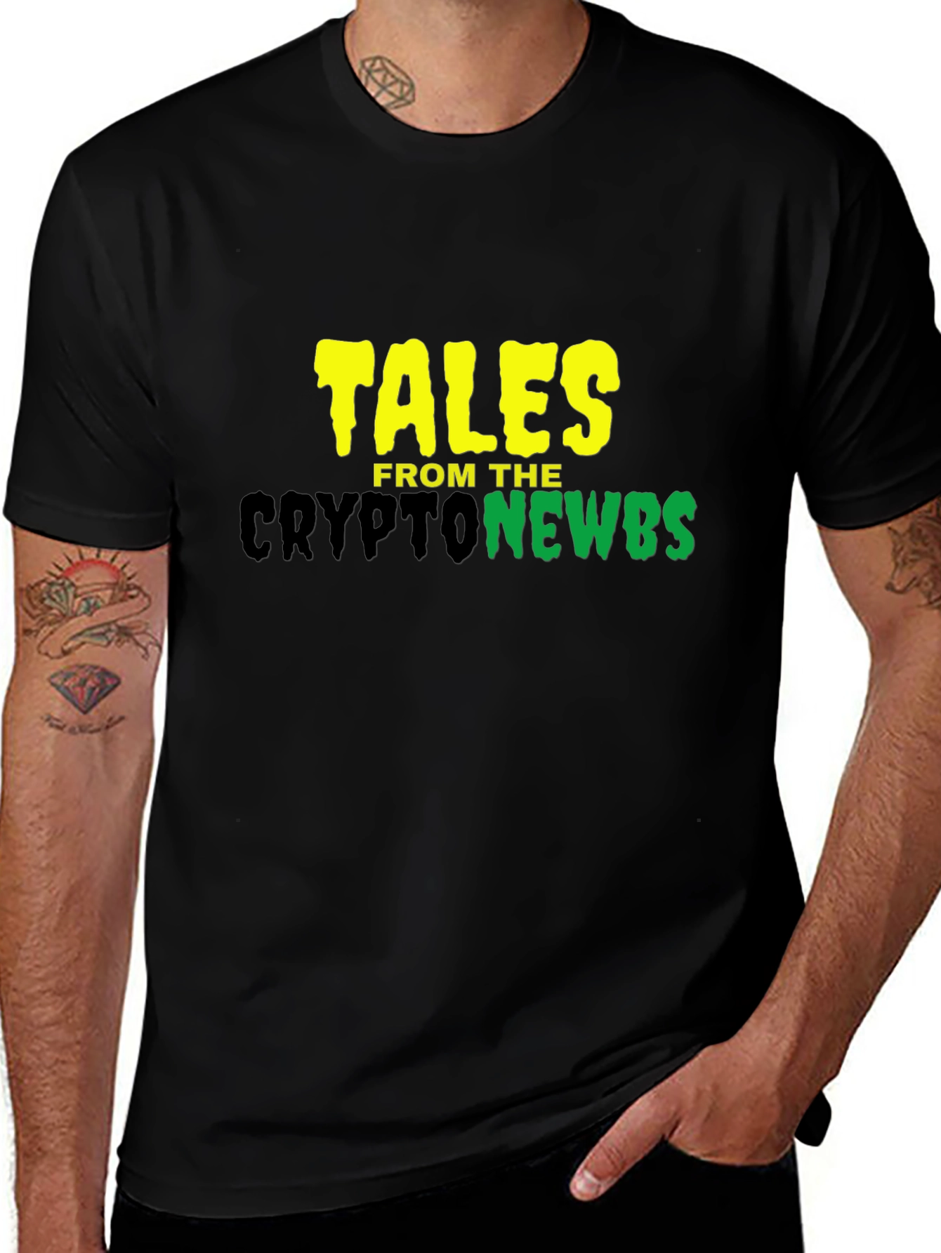 Tales From The Crypto Newbs Black T-Shirt