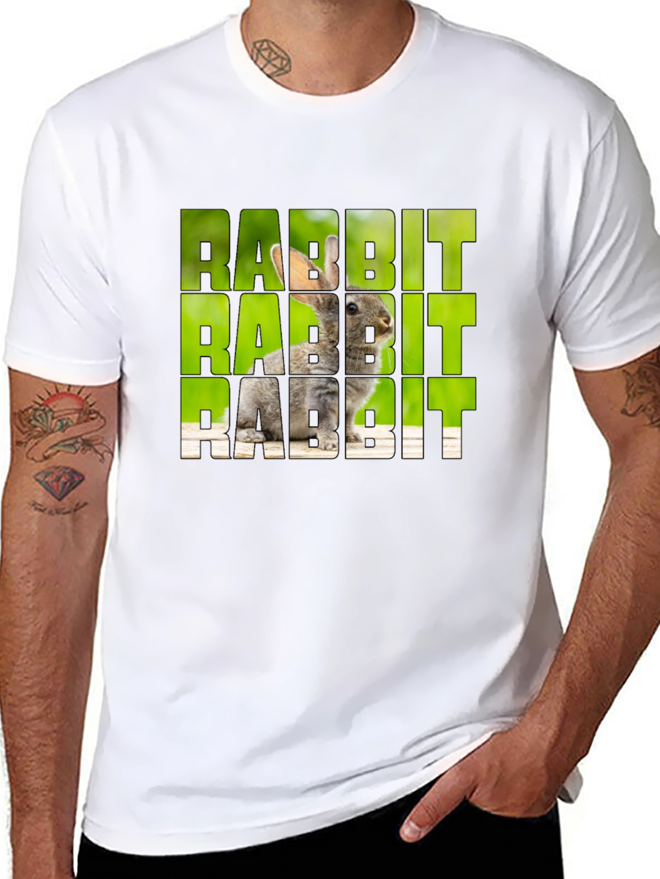 Rabbit T-Shirt - Animal Lovers Tee