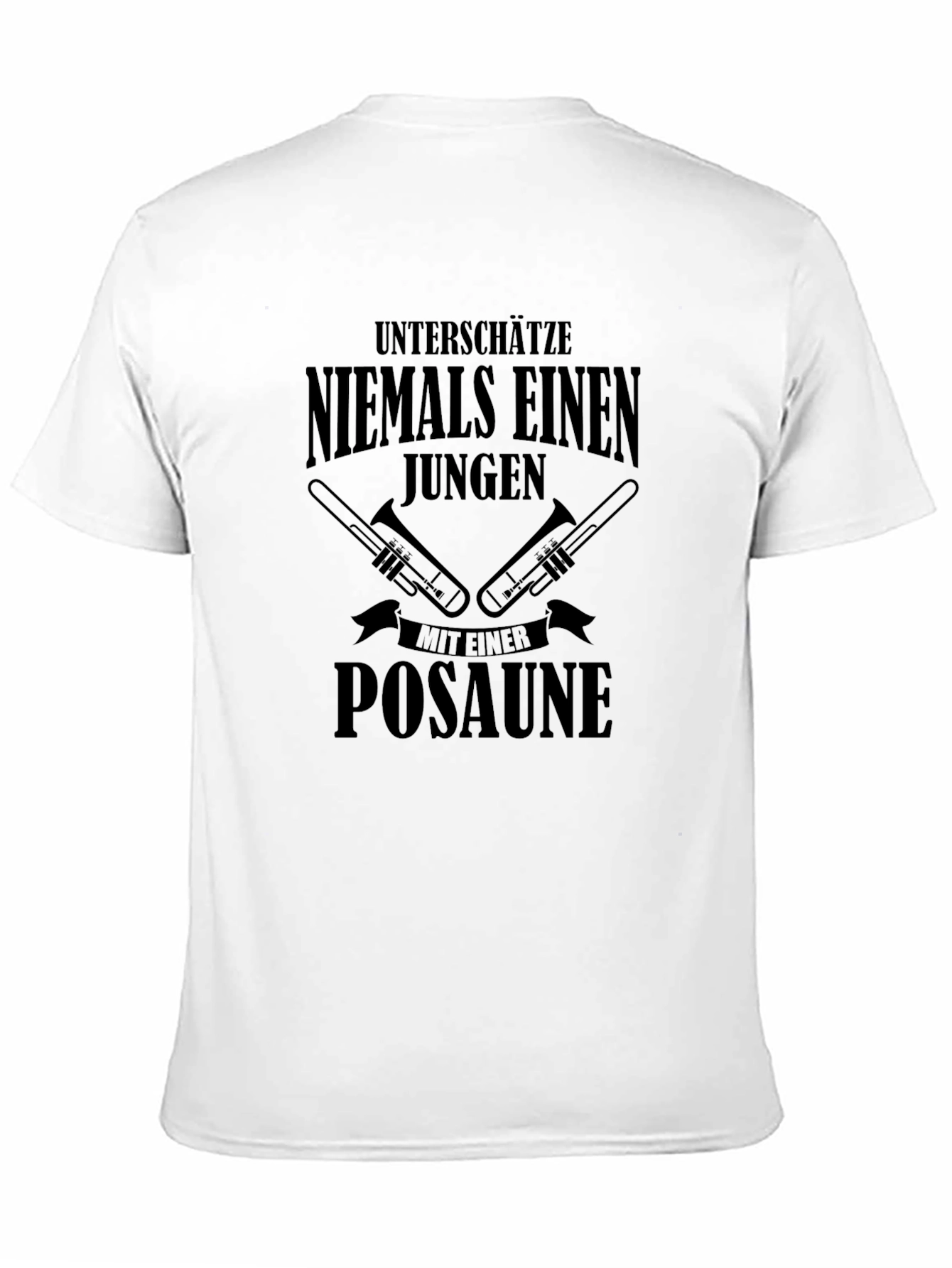 Never Underestimate a Trombone Player Graphic Tee