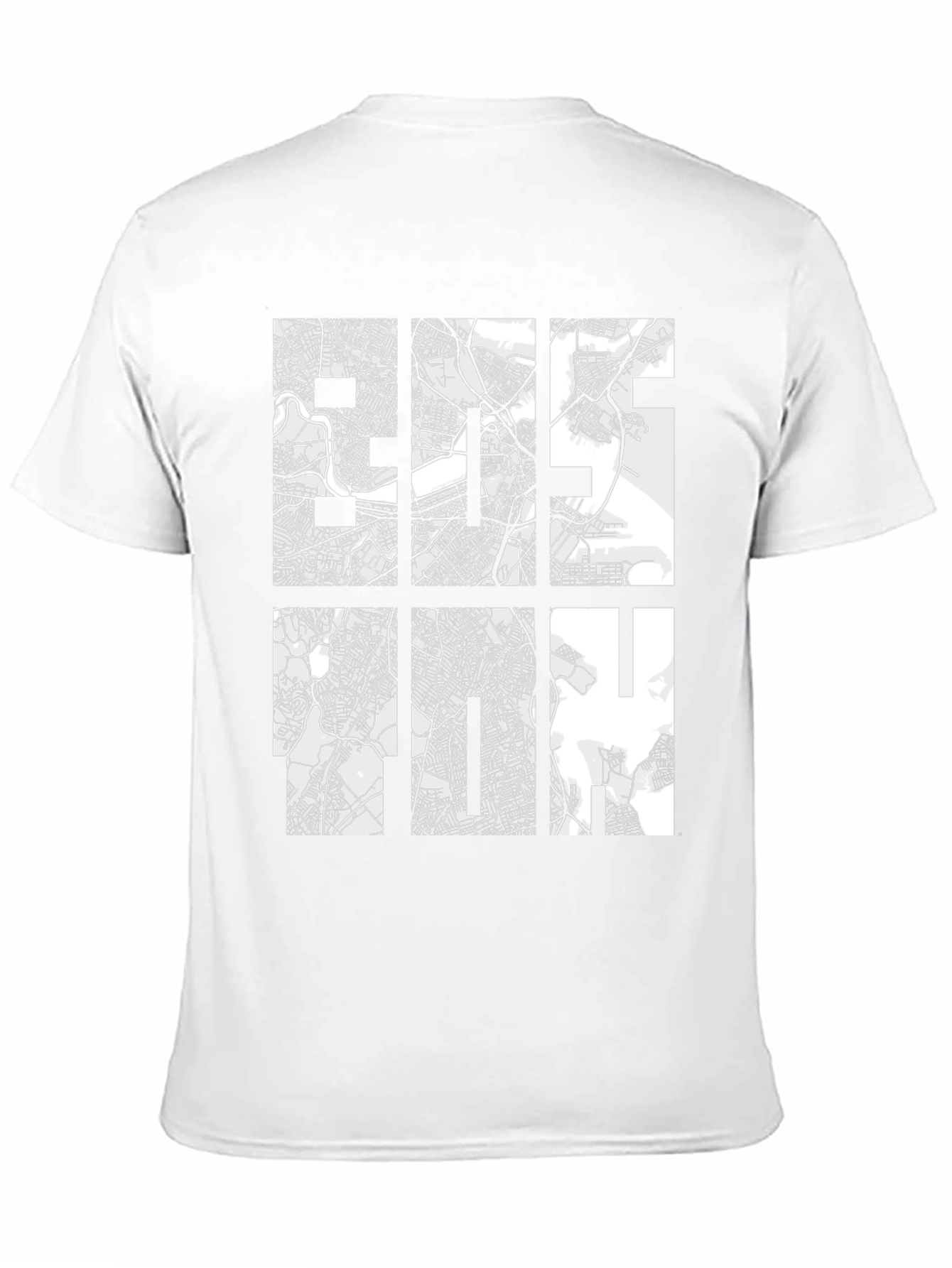 Boston Map T-Shirt - Cityscape Design
