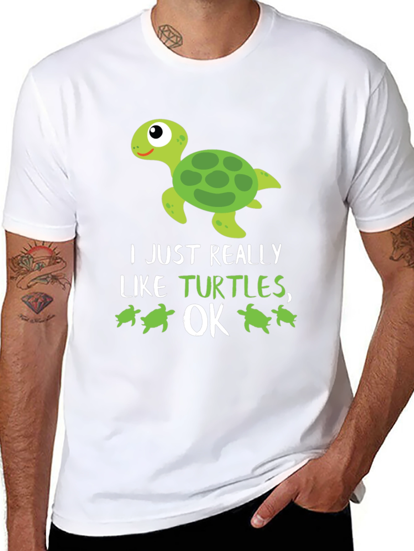 Funny Turtle Lover Graphic T-Shirt