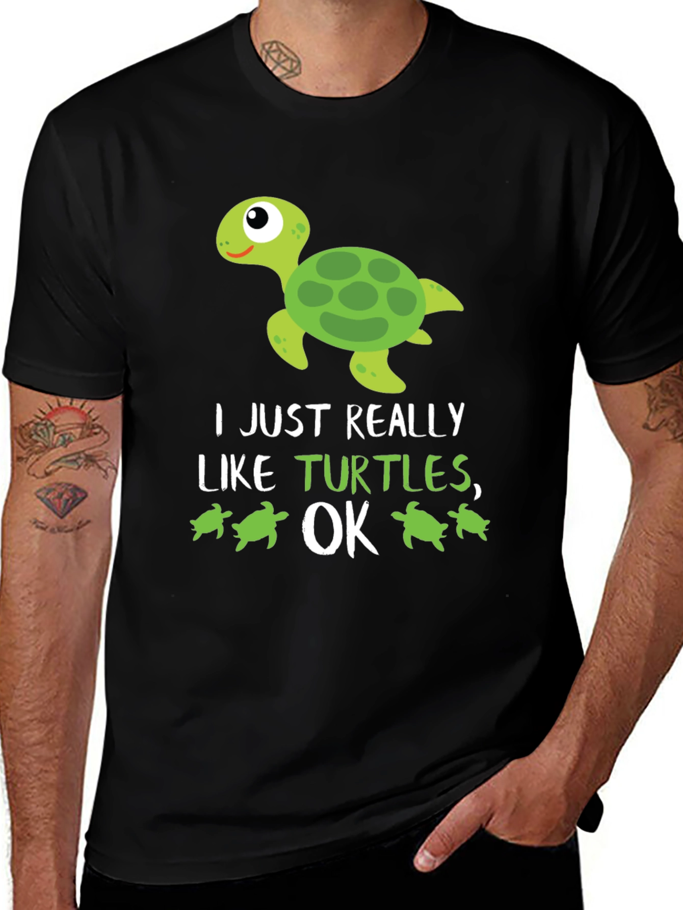 Funny Turtle Lover Graphic T-Shirt