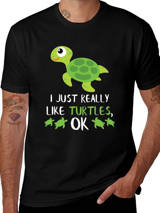Funny Turtle Lover Graphic T-Shirt