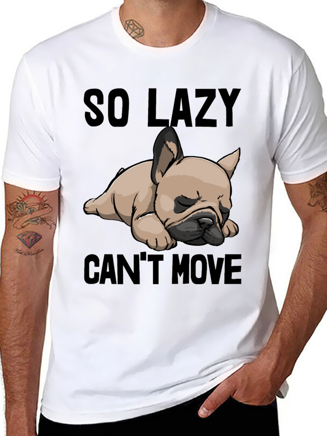 Lazy Dog Graphic T-Shirt