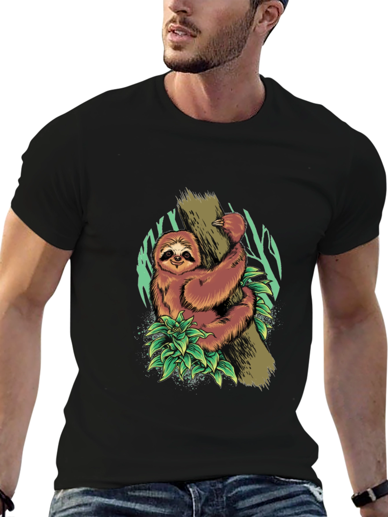 Sloth Graphic Tee - Cute & Casual