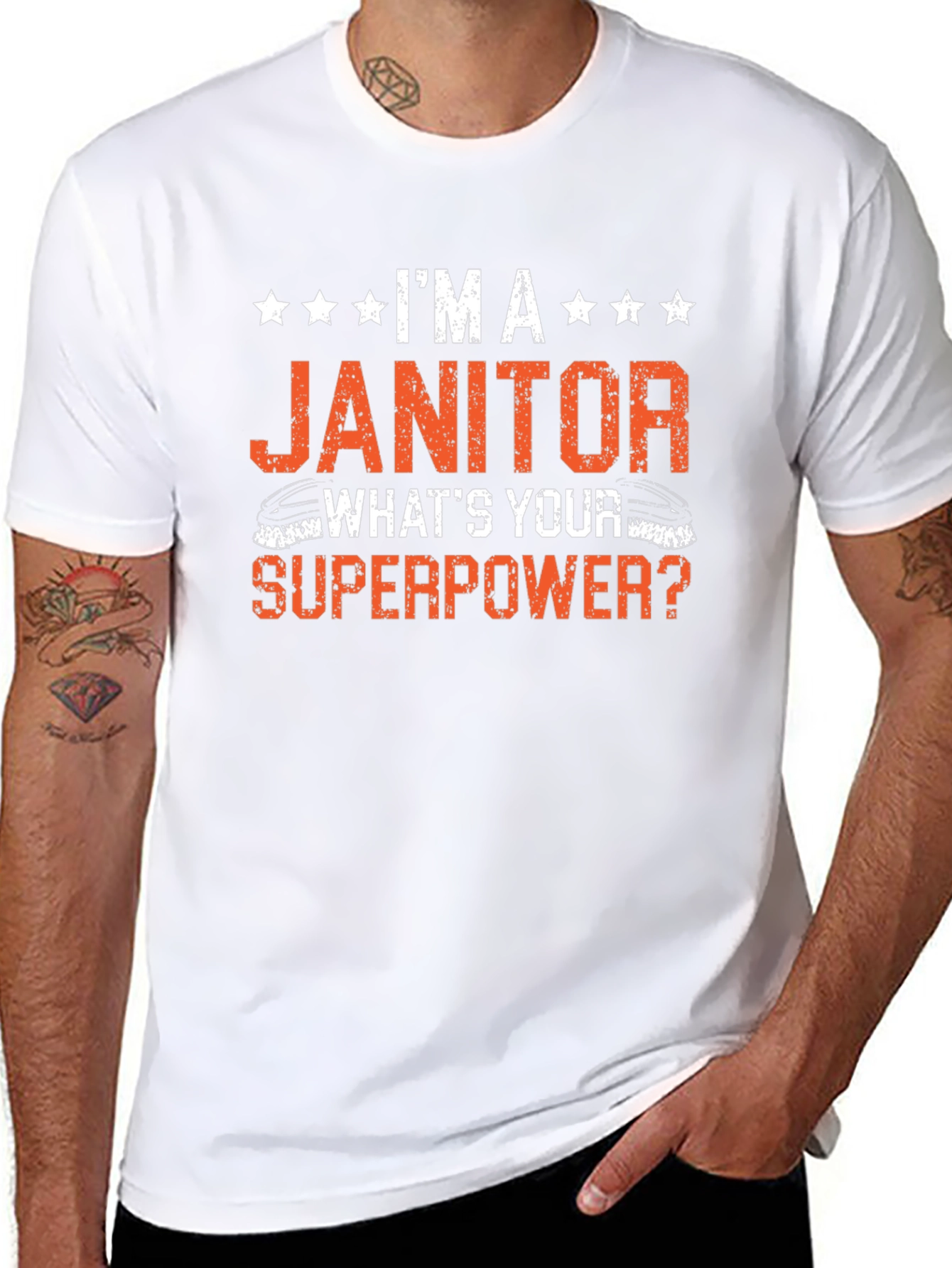 Im A Janitor Whats Your Superpower T-Shirt