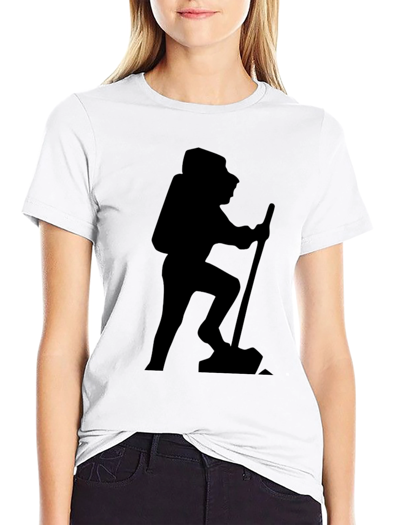 Silhouette Hiker Graphic T-Shirt