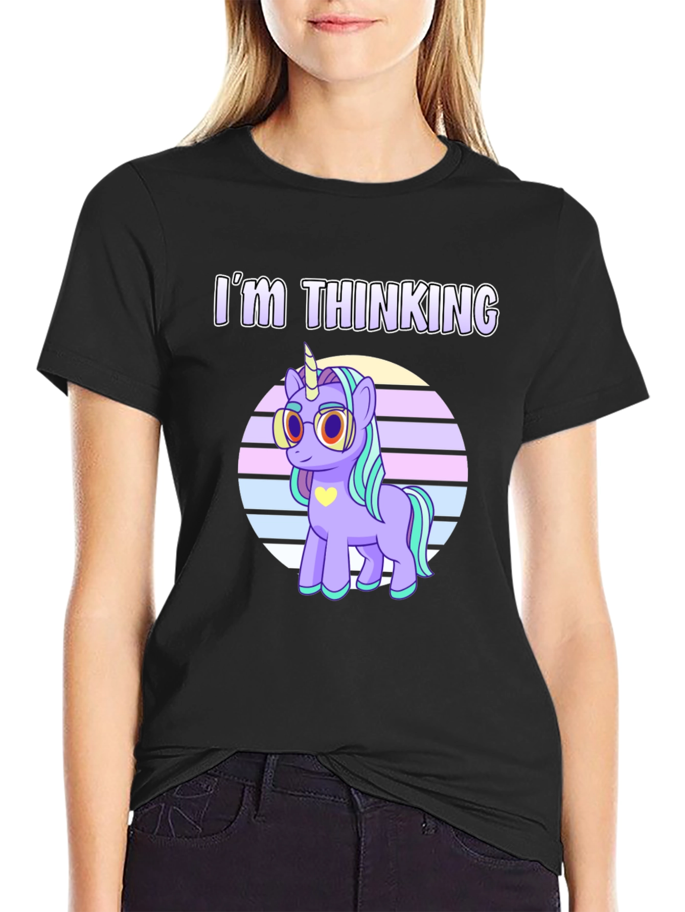 Im Thinking Unicorn Graphic T-Shirt