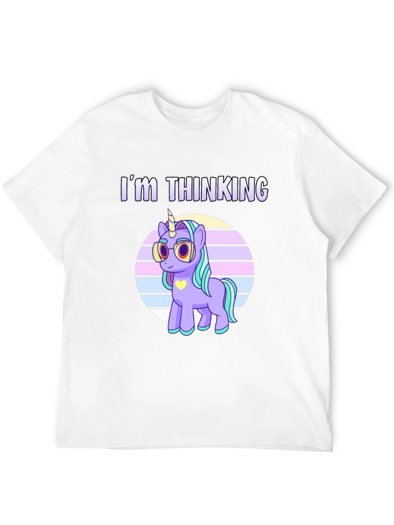 Im Thinking Unicorn Graphic T-Shirt