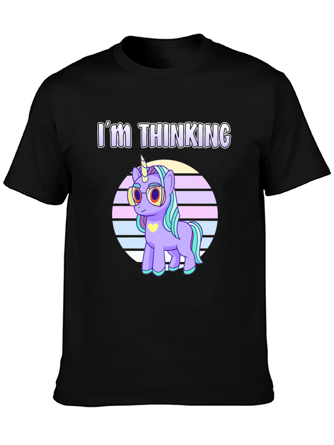 Im Thinking Unicorn Graphic T-Shirt