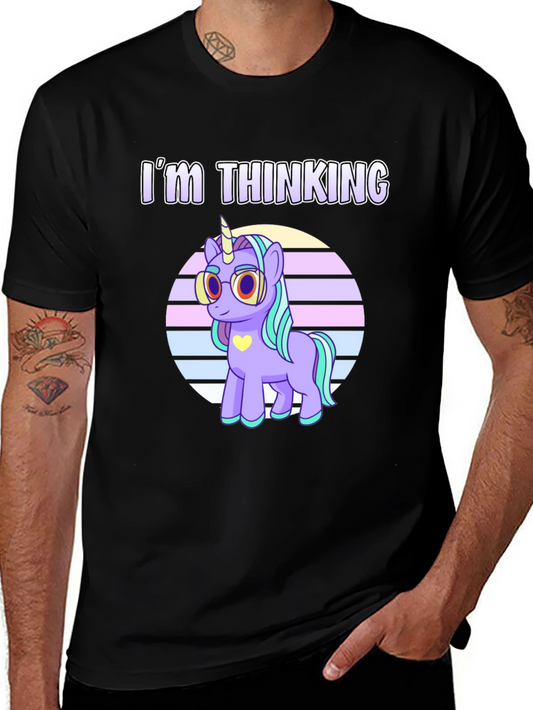 Im Thinking Unicorn Graphic T-Shirt