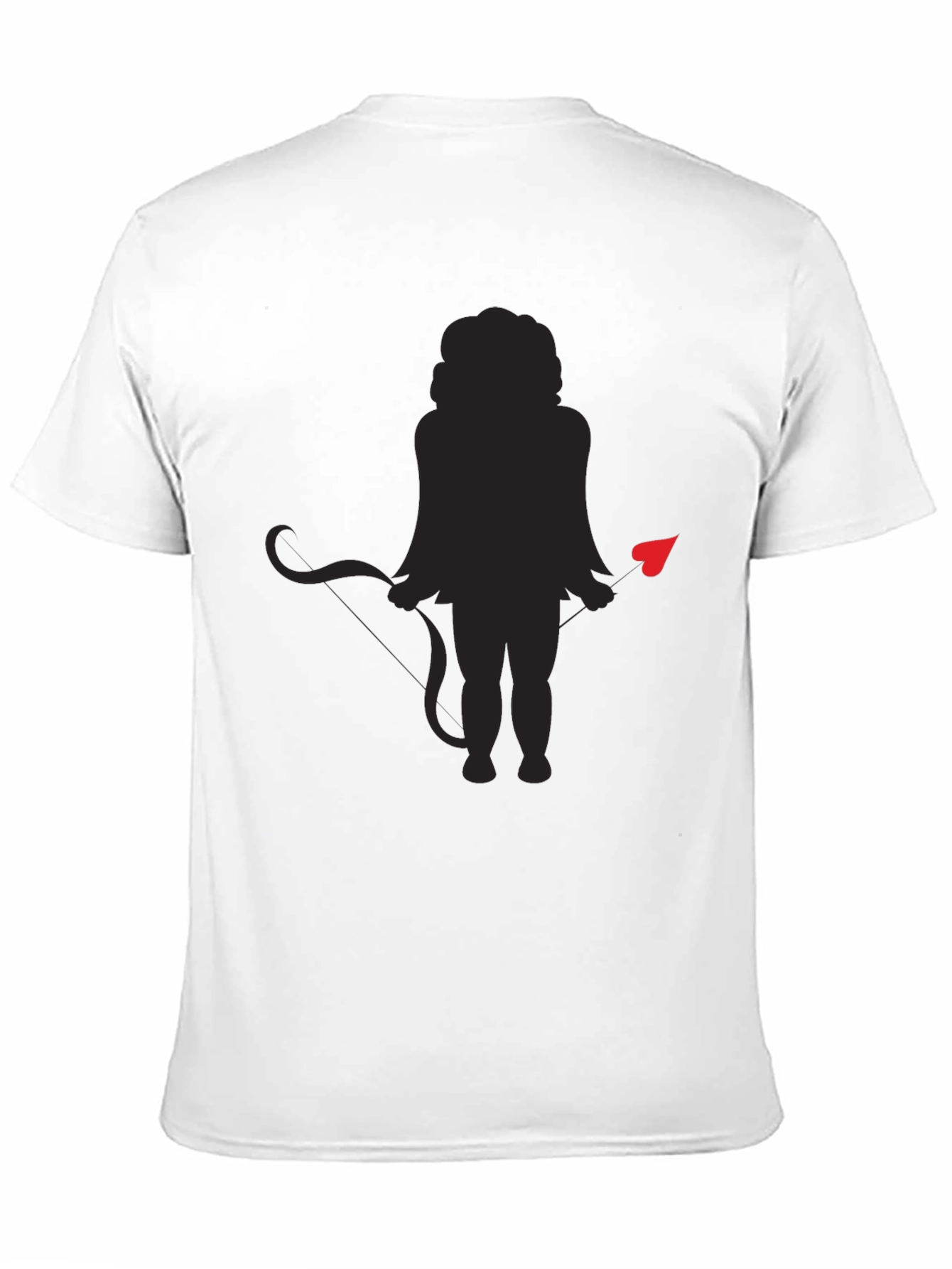 Devil Cupid Graphic Tee - Mens Black T-Shirt