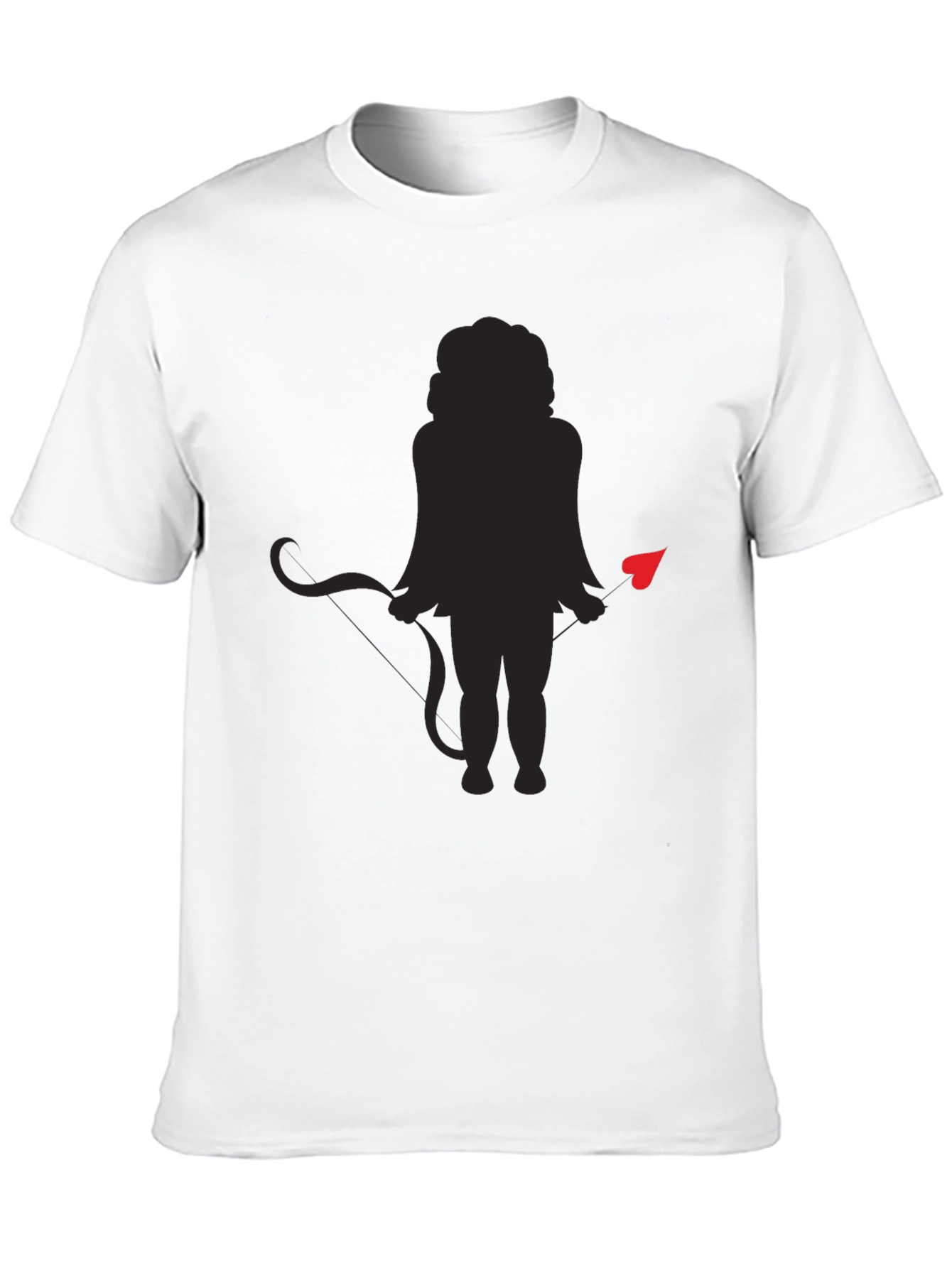 Devil Cupid Graphic Tee - Mens Black T-Shirt