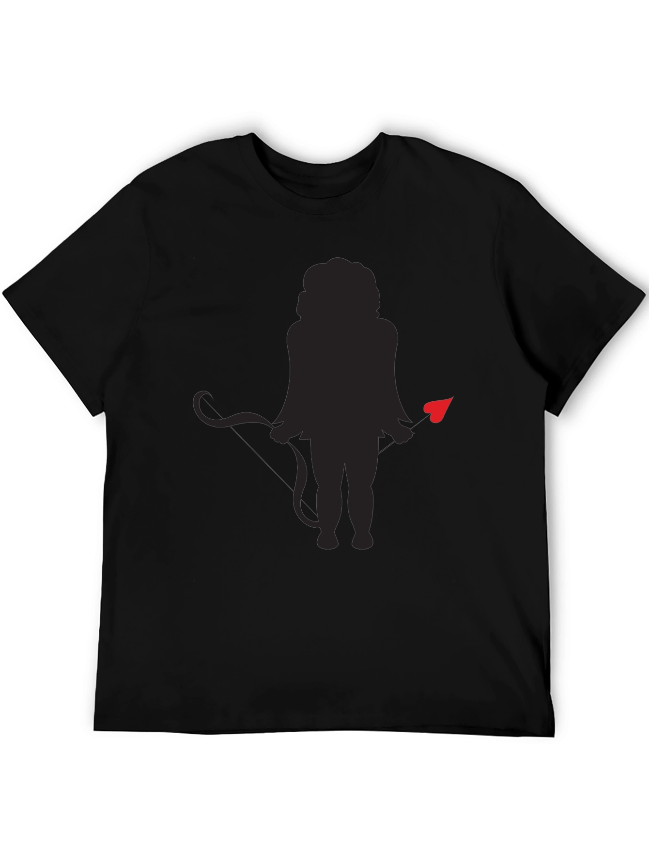 Devil Cupid Graphic Tee - Mens Black T-Shirt