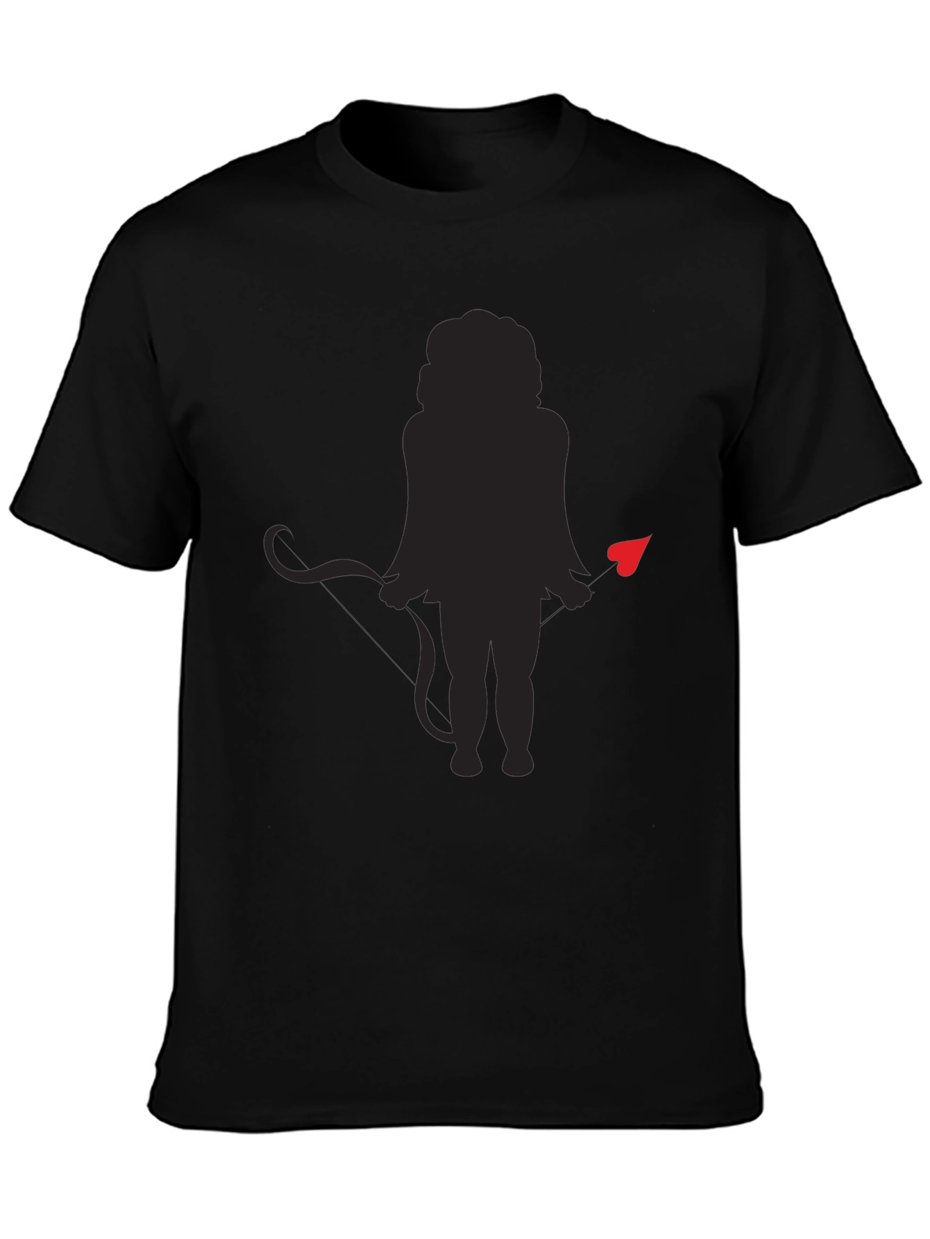 Devil Cupid Graphic Tee - Mens Black T-Shirt