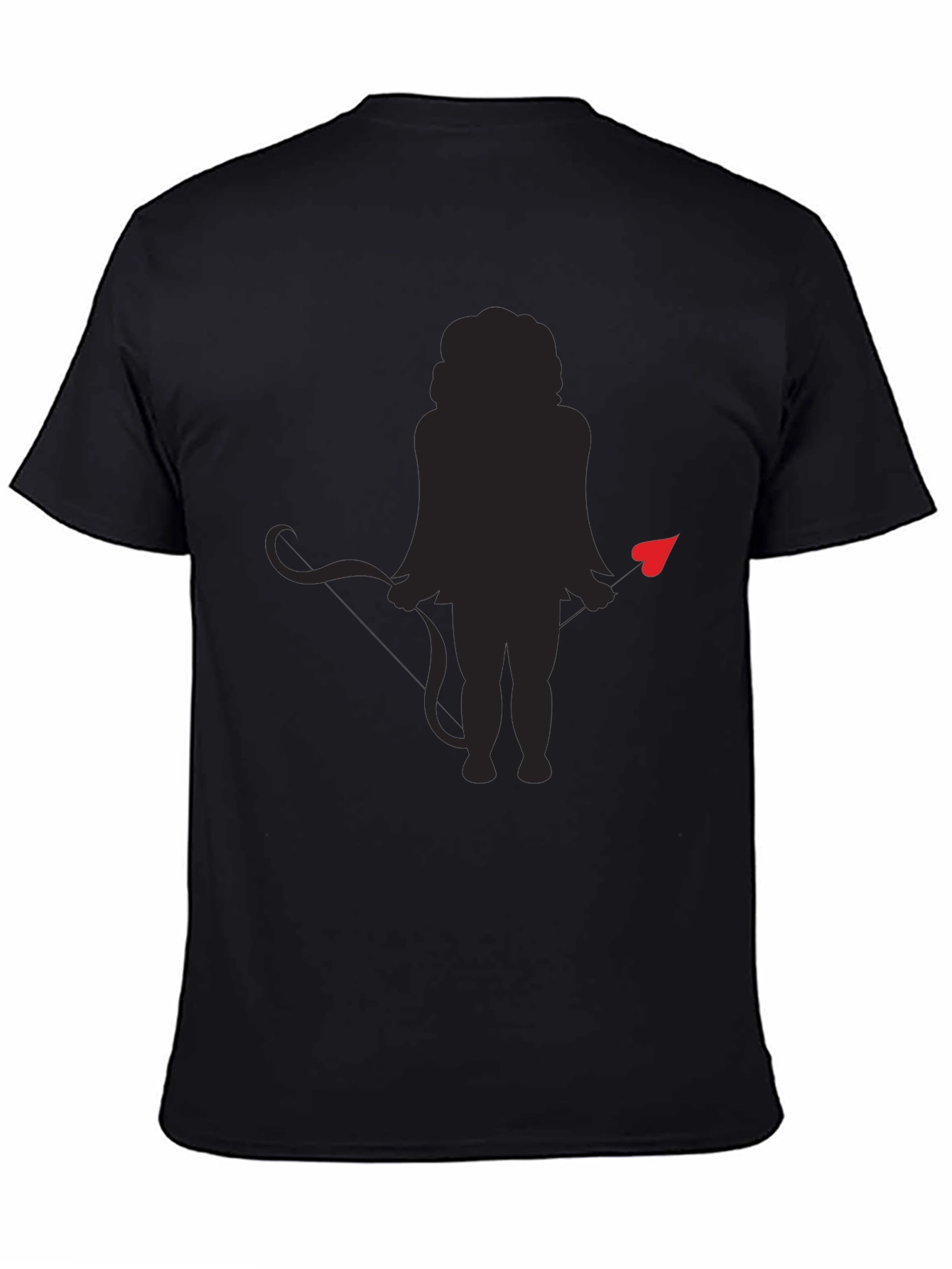 Devil Cupid Graphic Tee - Mens Black T-Shirt
