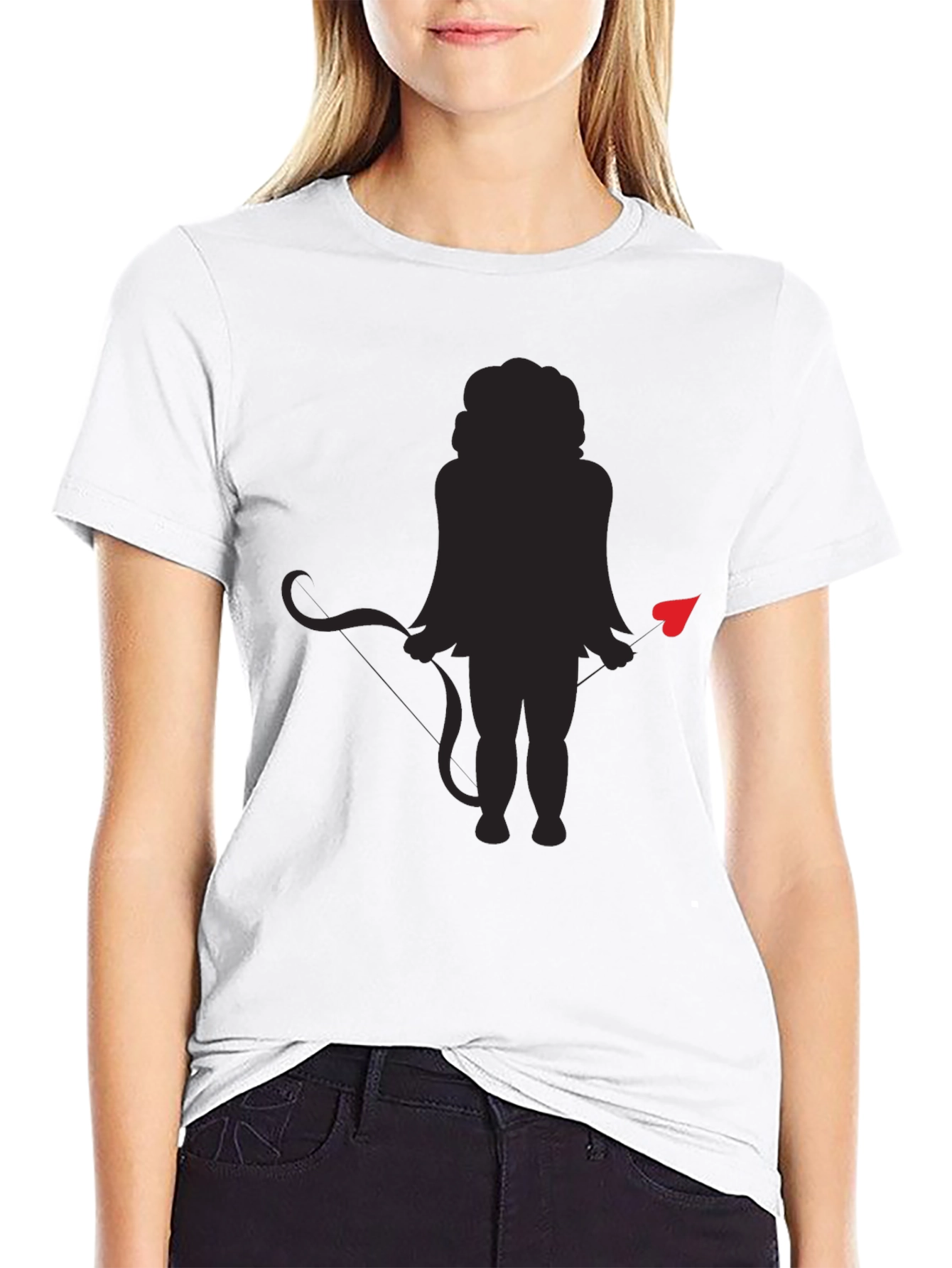 Devil Cupid Graphic Tee - Mens Black T-Shirt