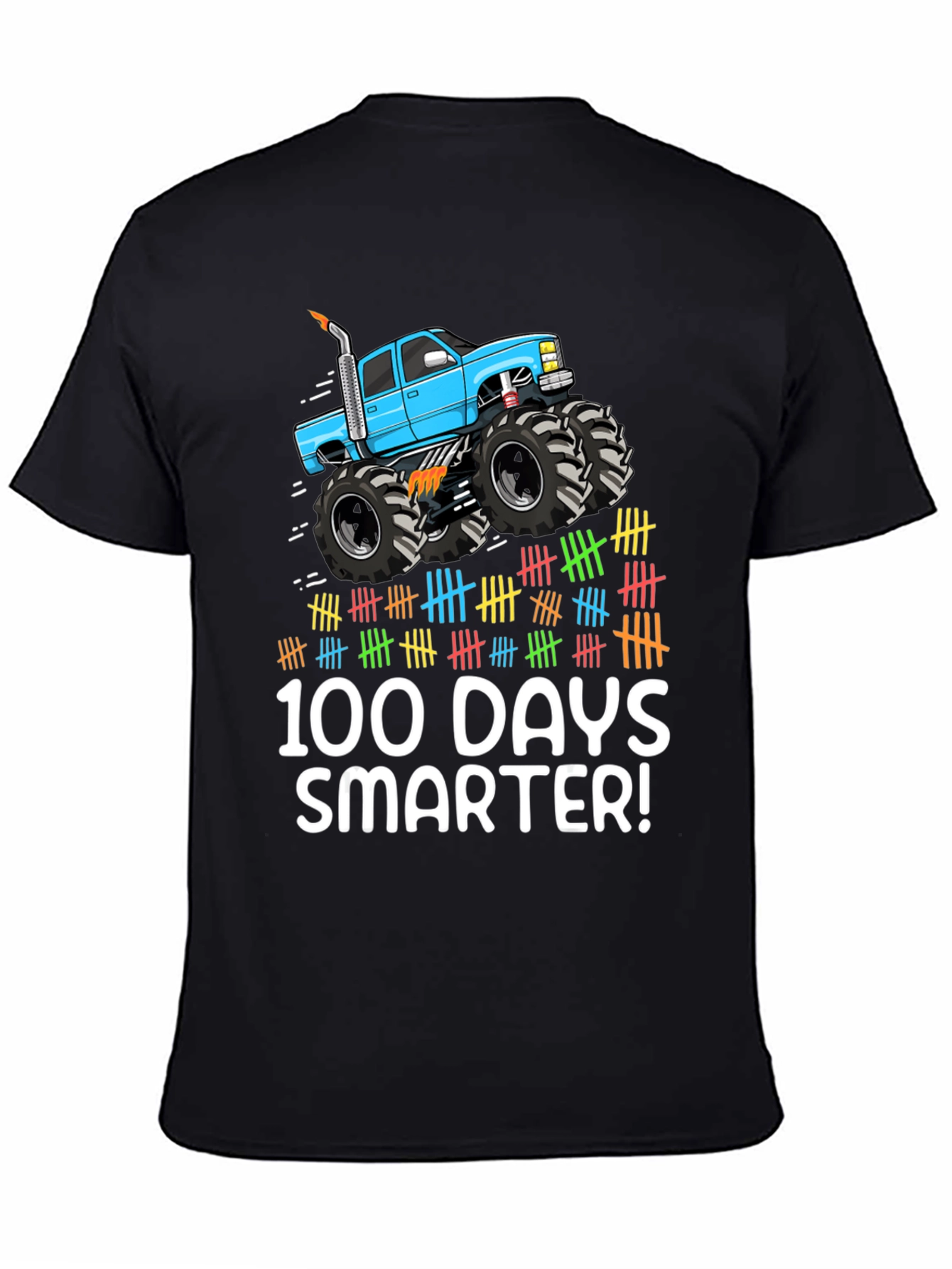 100 Days Smarter Monster Truck Tee