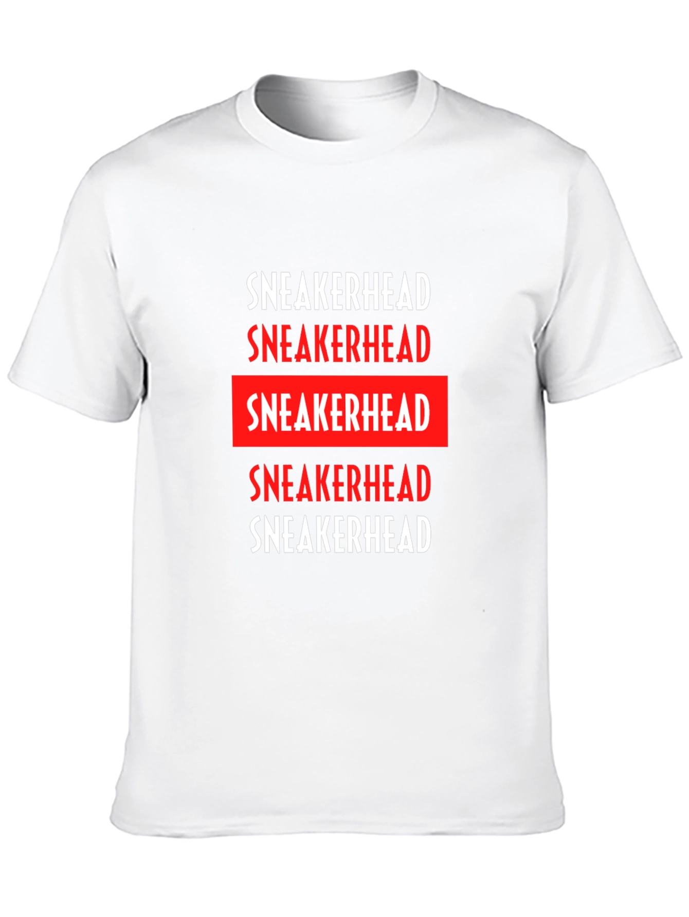 Sneakerhead Graphic Tee - Black Cotton Crew Neck