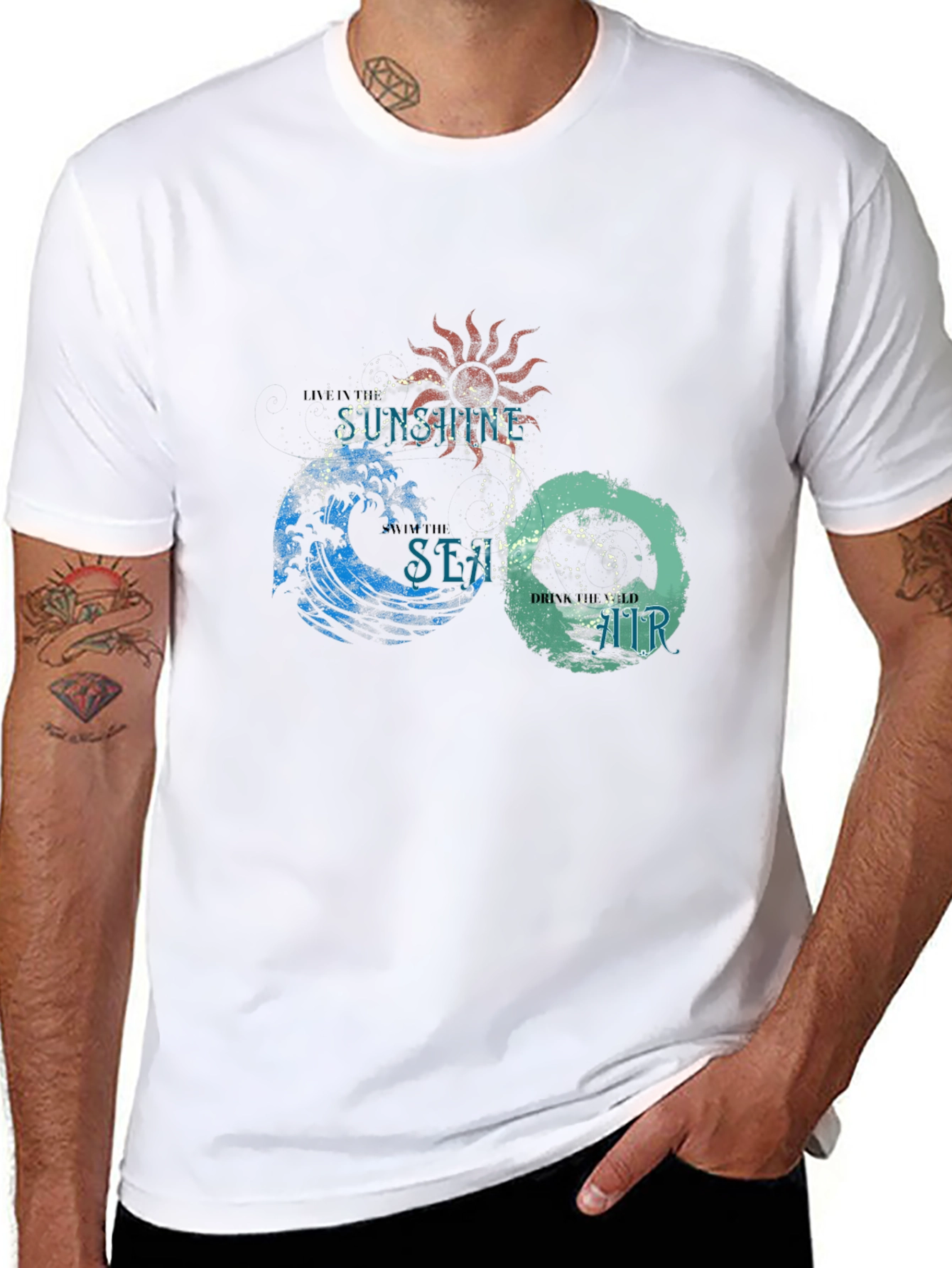 Sunshine Sea Air T-Shirt - Relaxed Fit