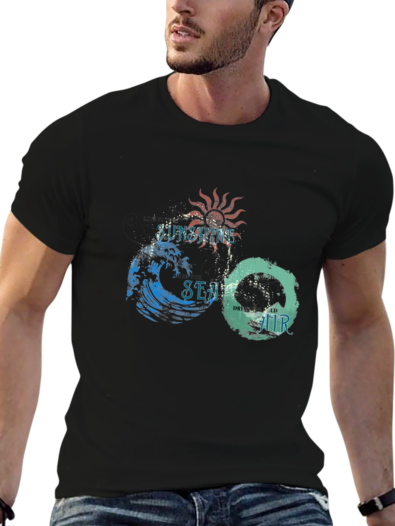 Sunshine Sea Air T-Shirt - Relaxed Fit