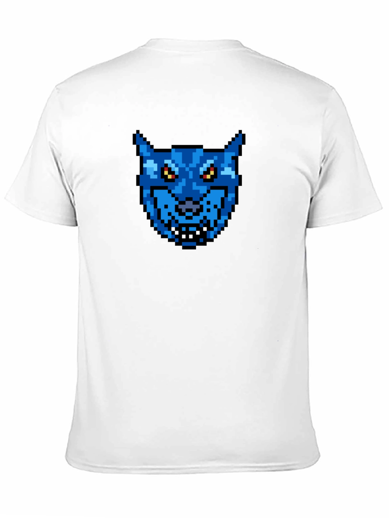 Pixel Art Wolf T-Shirt - Retro Gaming Style!