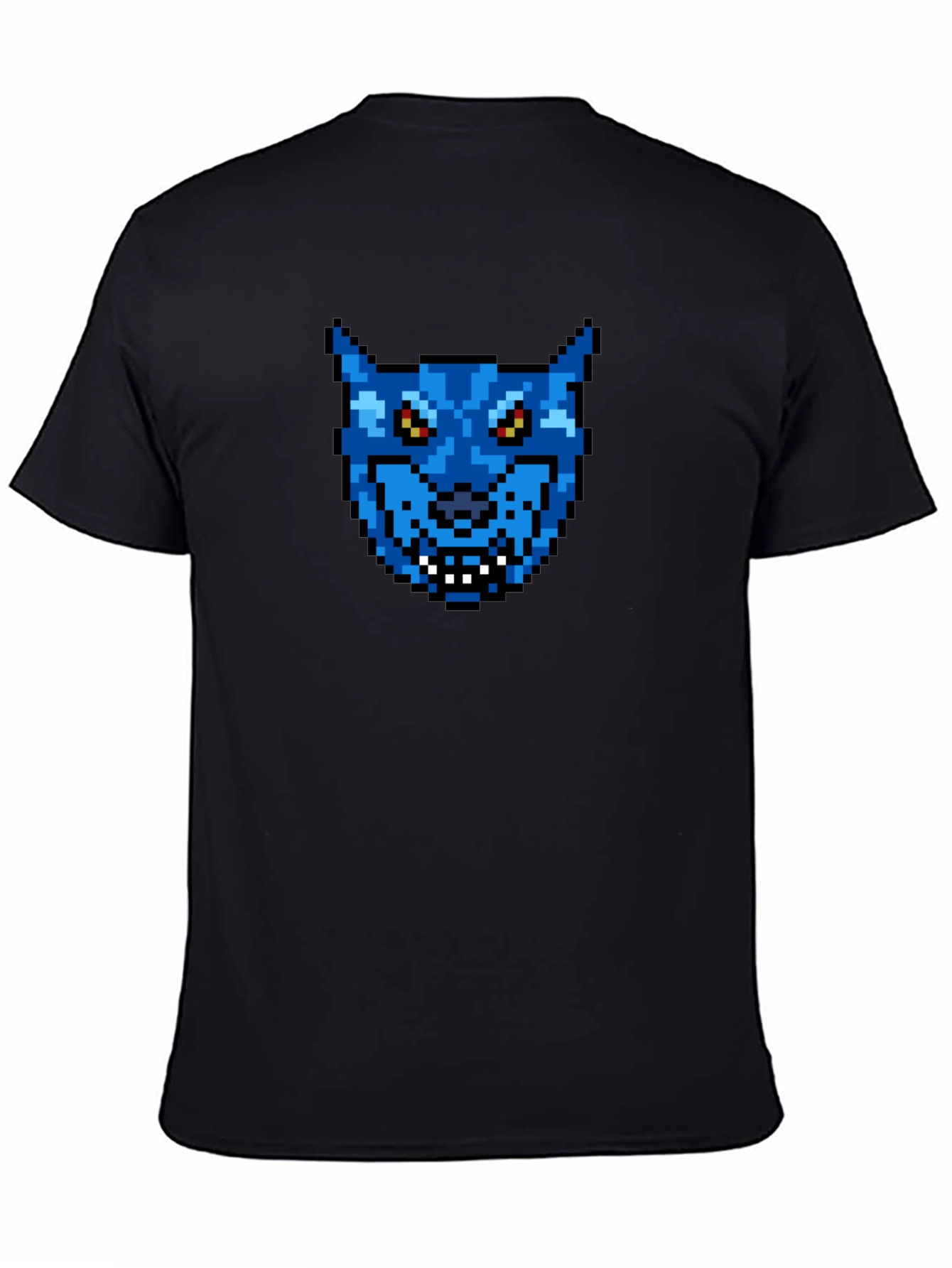 Pixel Art Wolf T-Shirt - Retro Gaming Style!