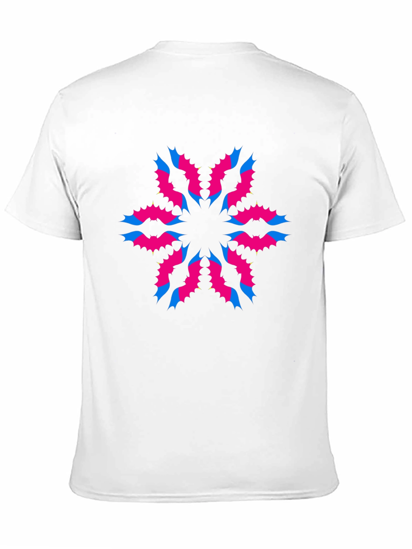 Modern Graphic Print Black T-Shirt