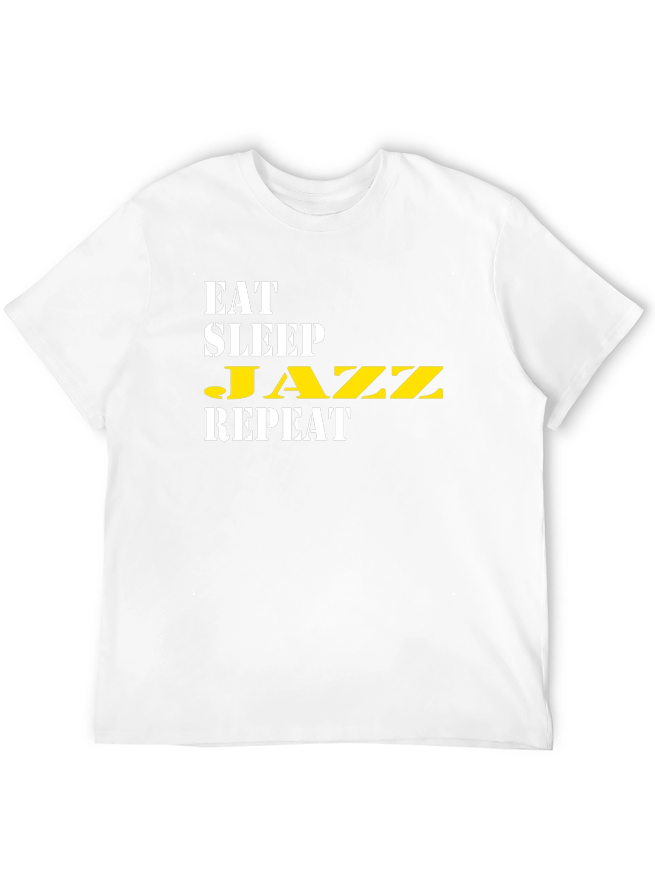Eat Sleep Jazz Repeat Black T-Shirt