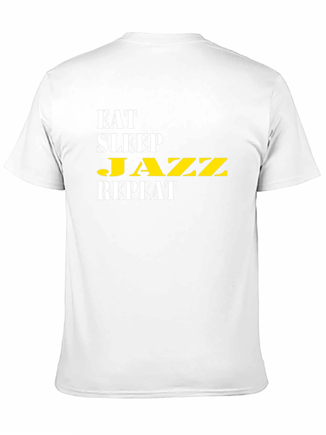 Eat Sleep Jazz Repeat Black T-Shirt