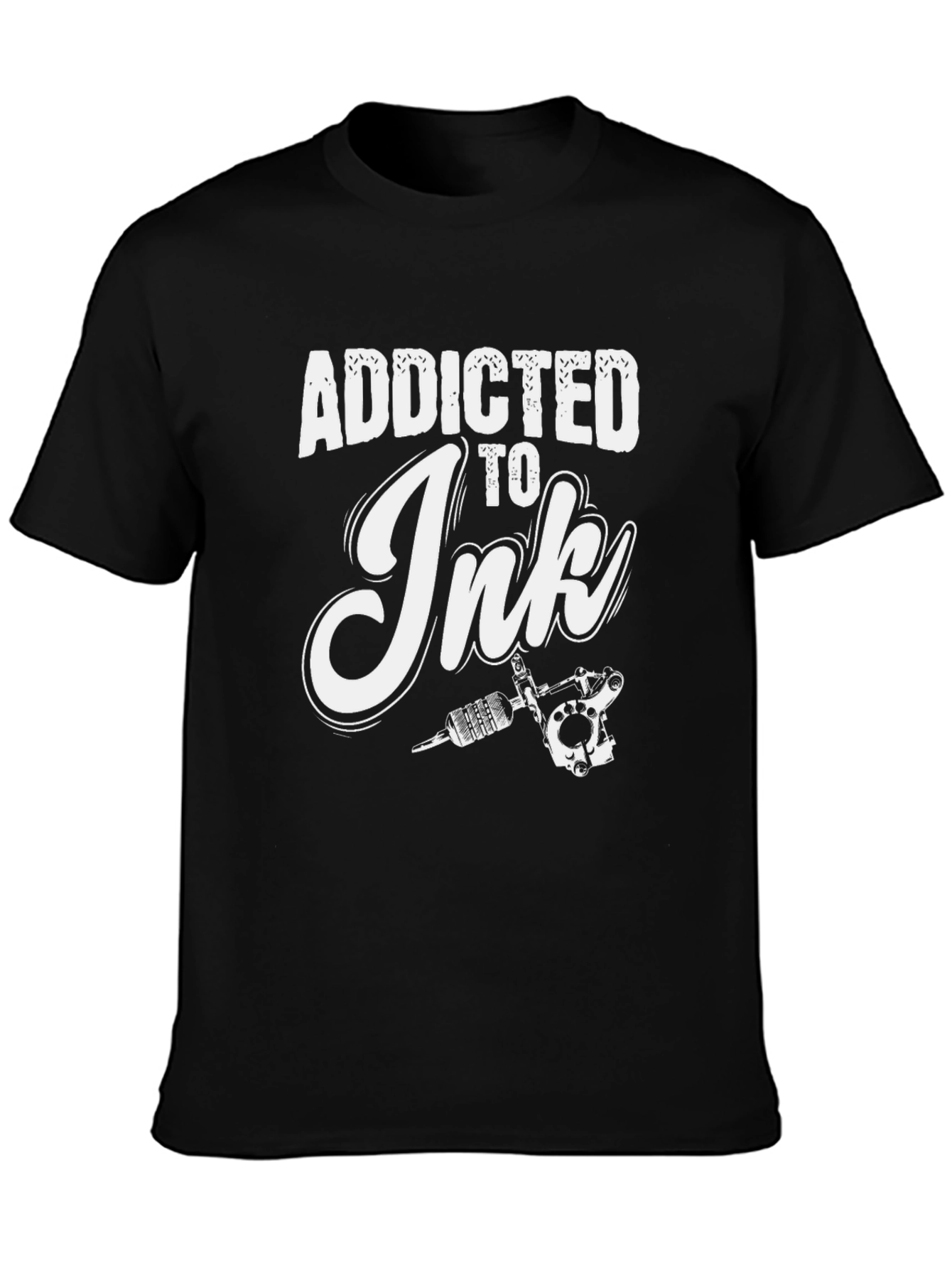 Addicted to Ink Black T-Shirt - Tattoo Lover Apparel