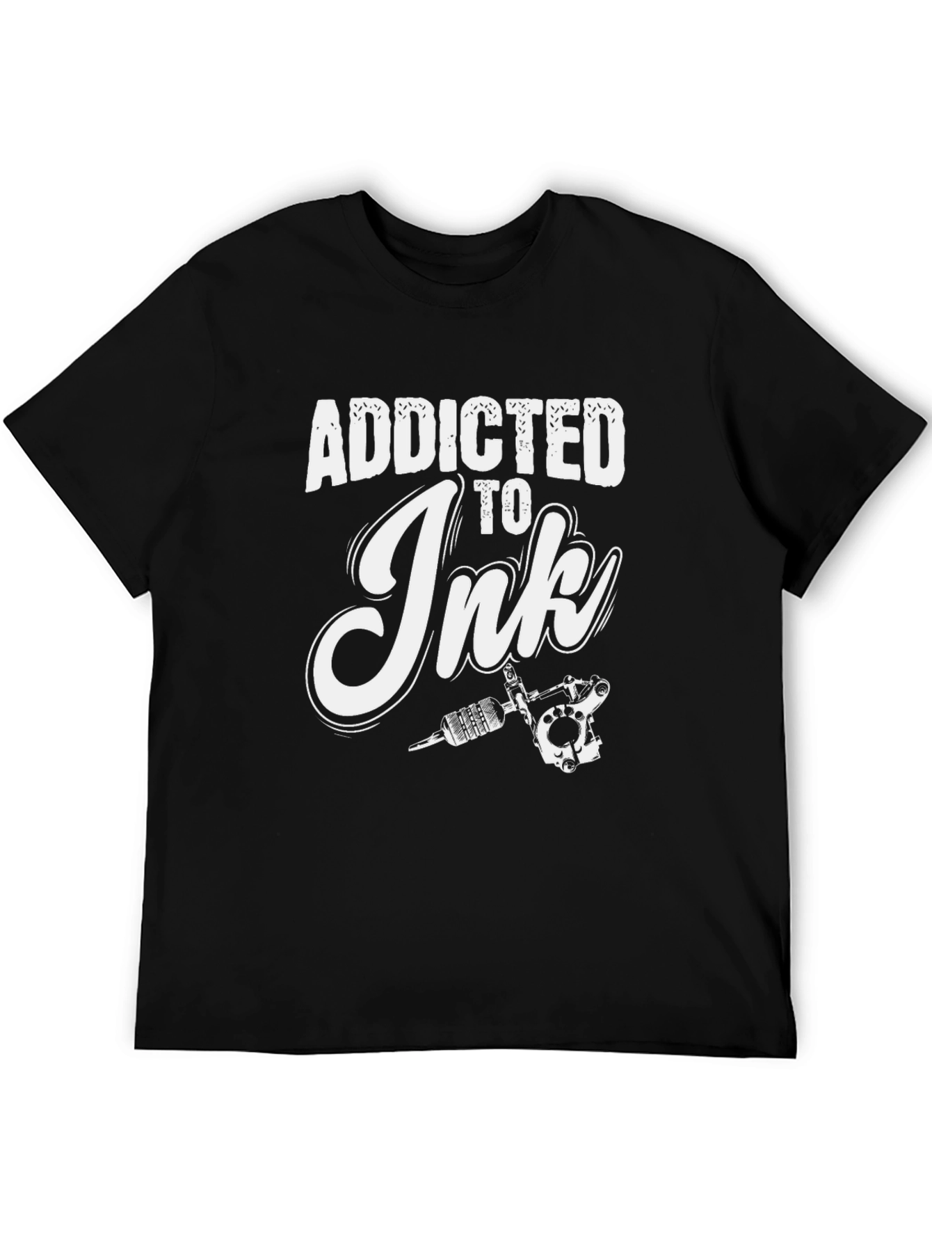 Addicted to Ink Black T-Shirt - Tattoo Lover Apparel