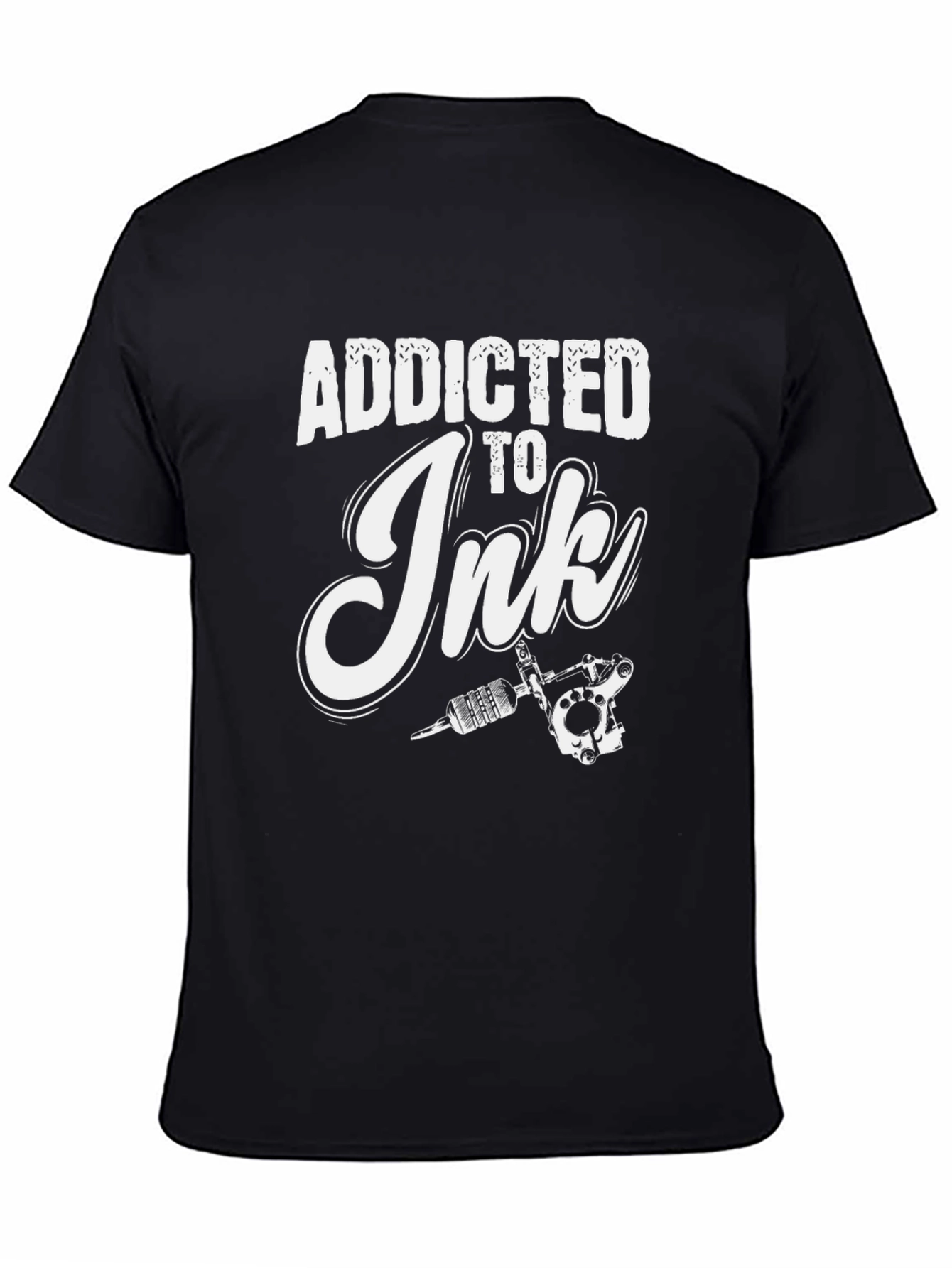 Addicted to Ink Black T-Shirt - Tattoo Lover Apparel