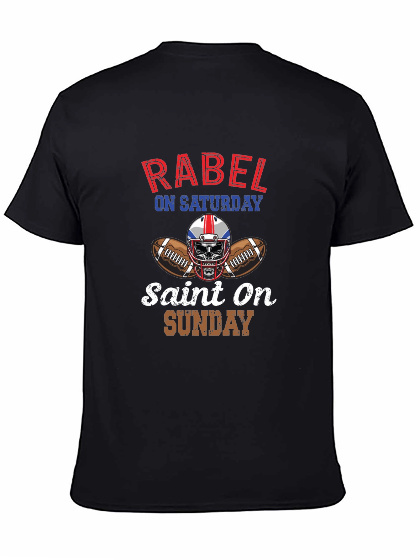 Rebel Saint Football Graphic Tee