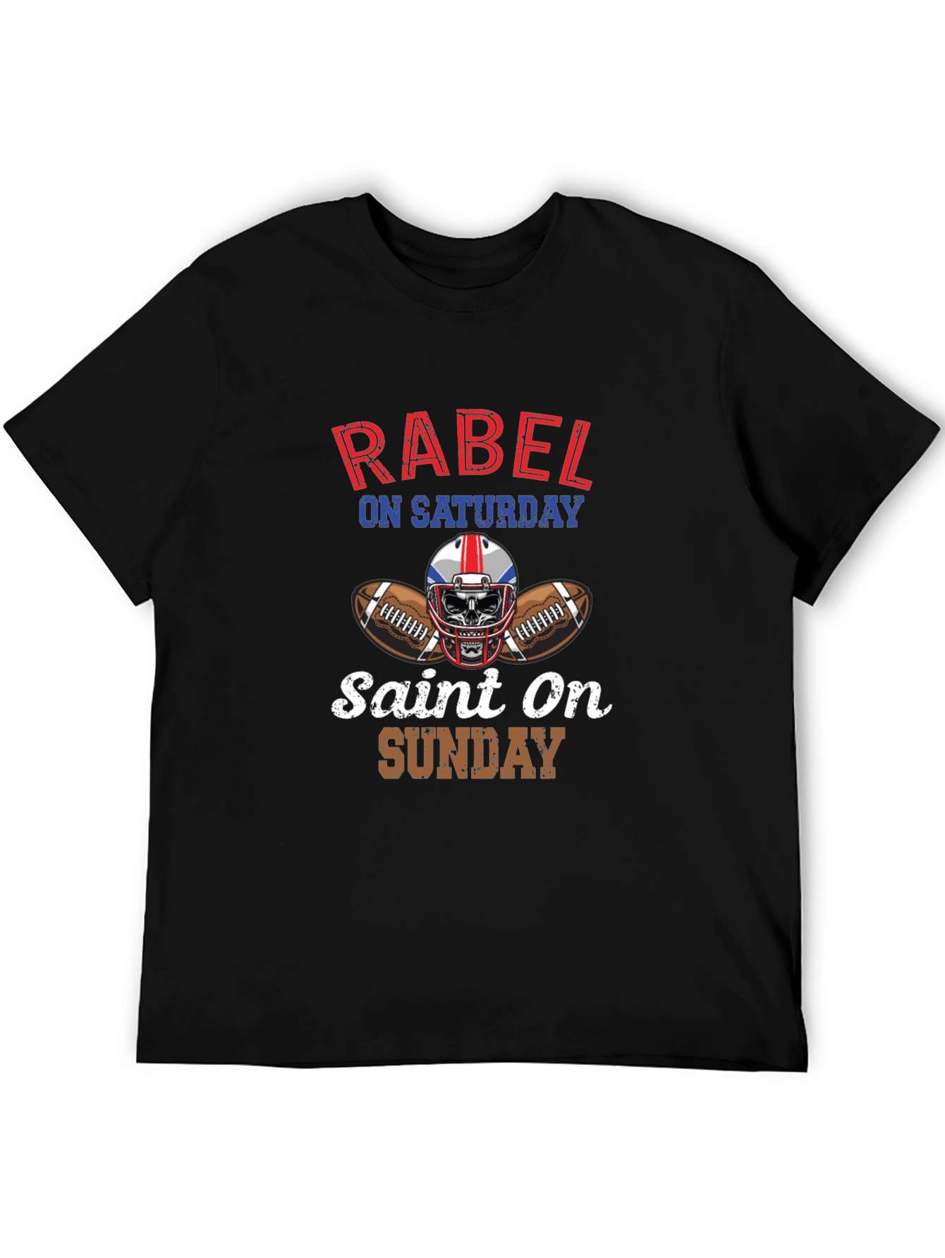 Rebel Saint Football Graphic Tee