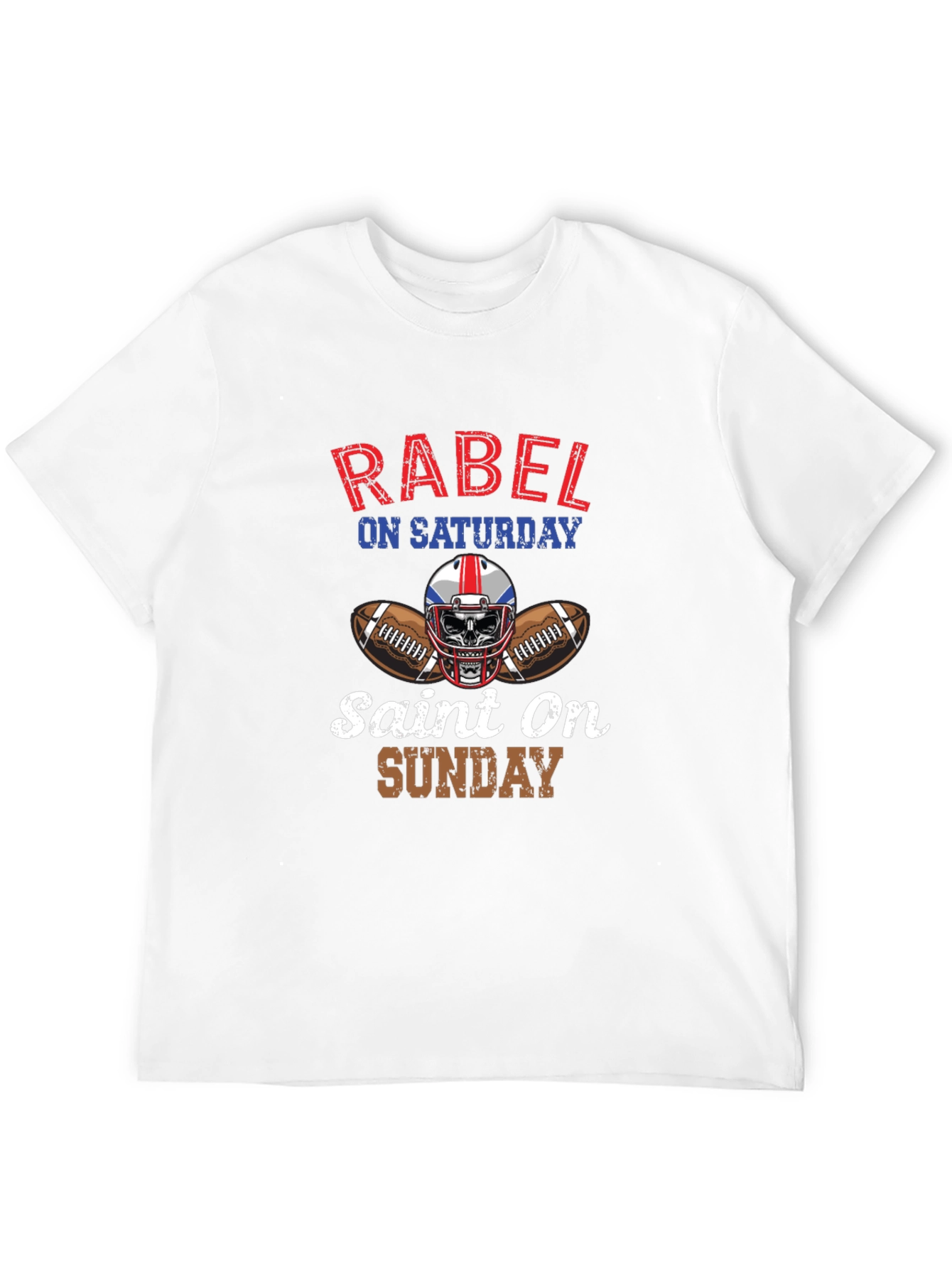 Rebel Saint Football Graphic Tee