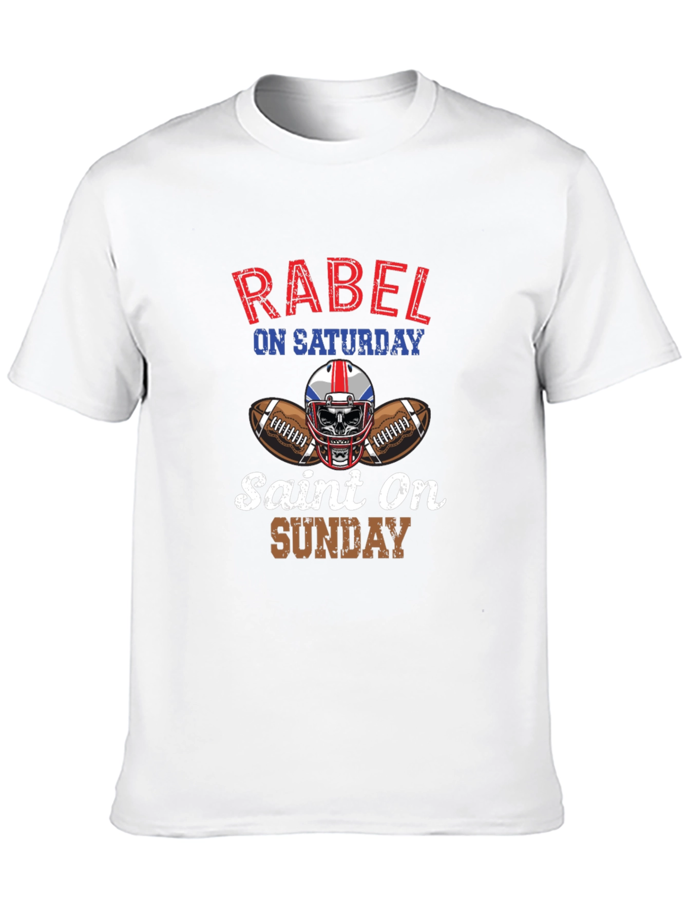Rebel Saint Football Graphic Tee