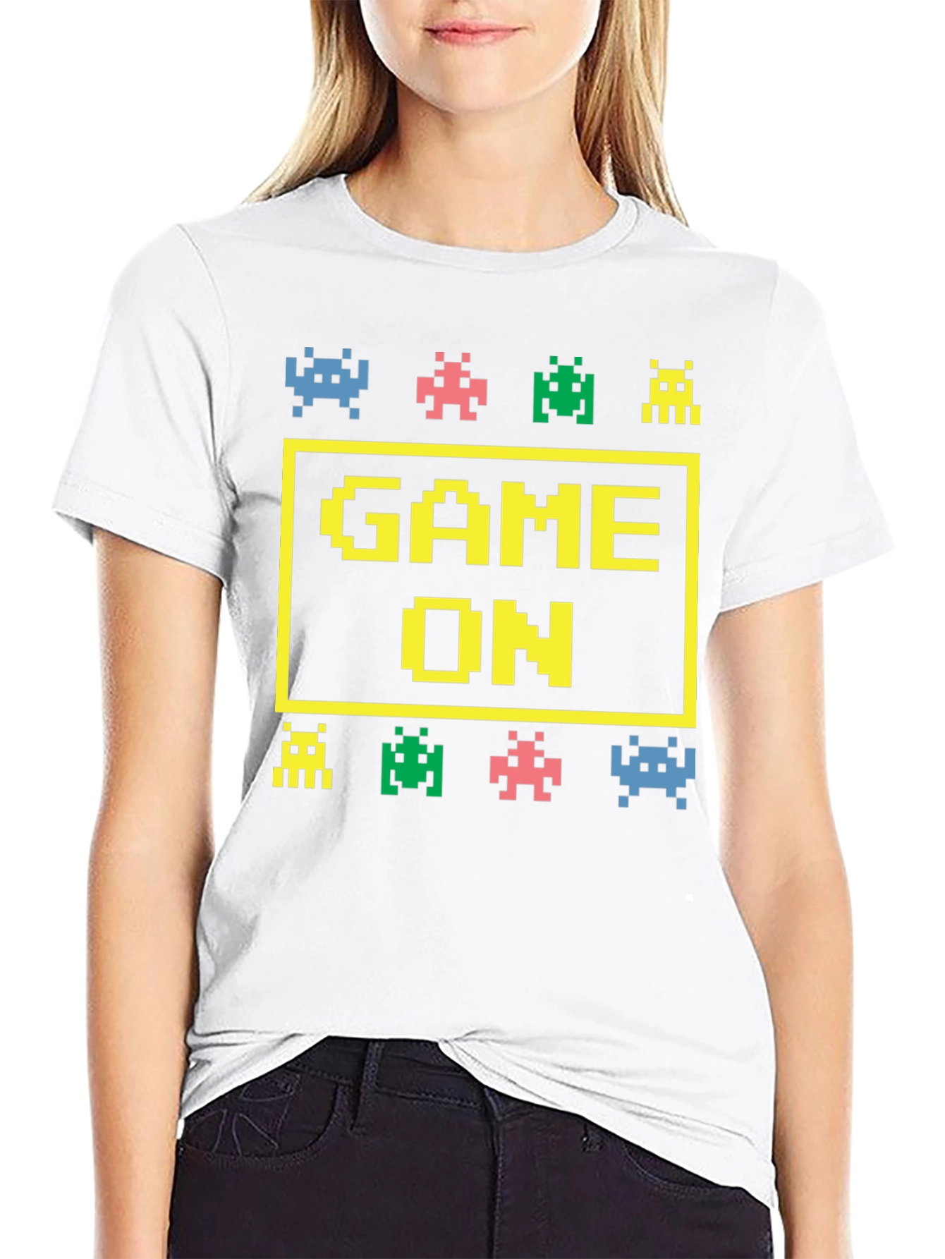 Game On Graphic Tee - Retro Gamer Shirt