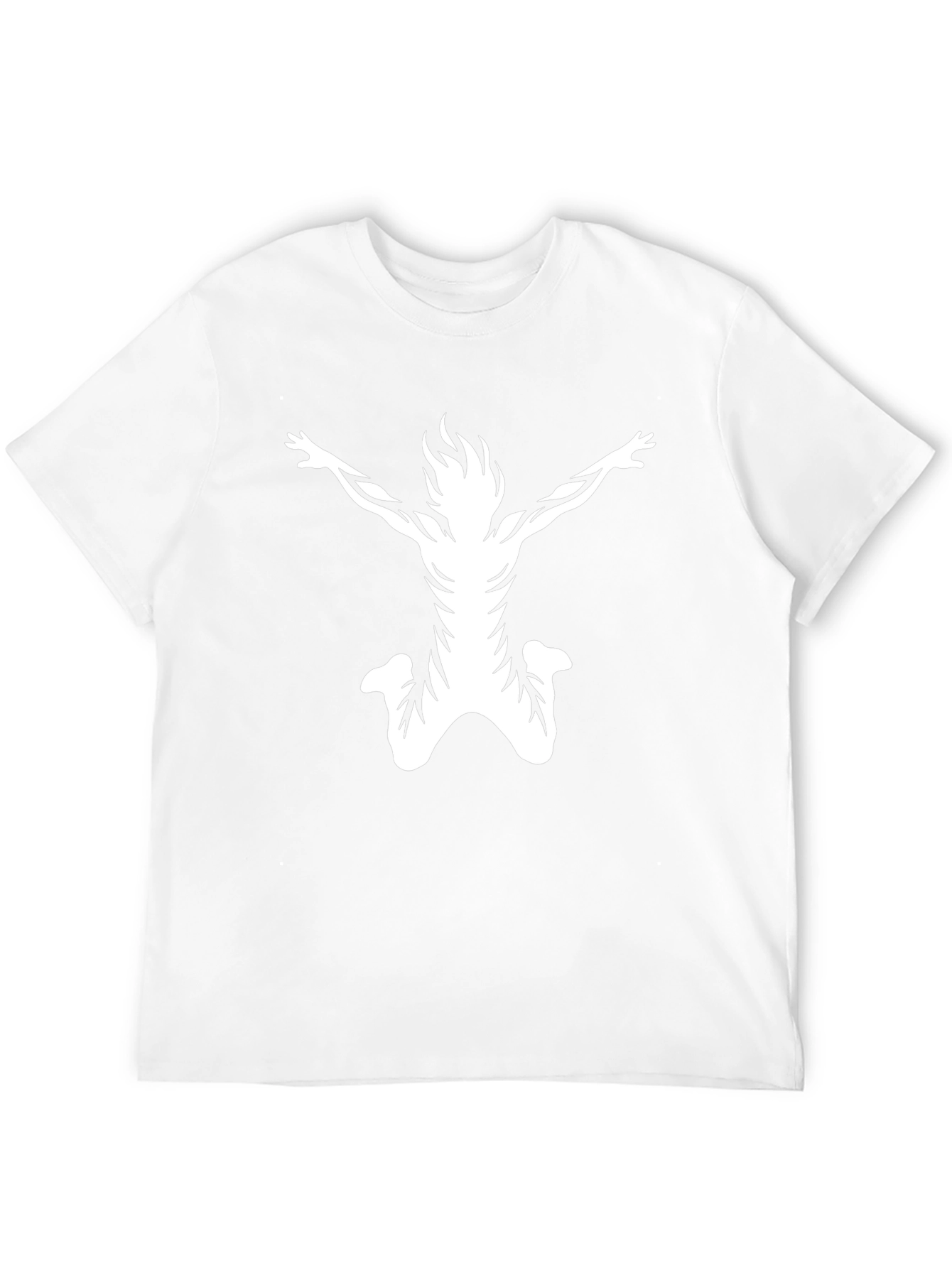 Black Graphic Tee - Abstract Jumper Design