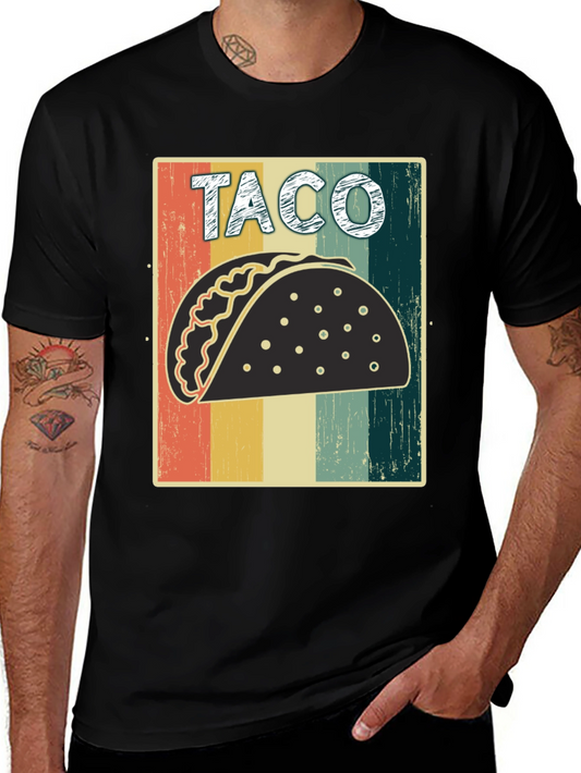 Retro Taco Graphic Tee - Comfort Fit