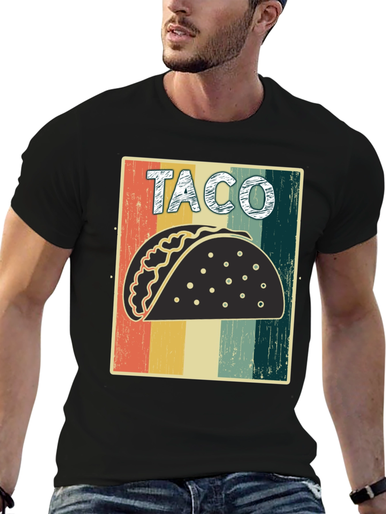 Retro Taco Graphic Tee - Comfort Fit