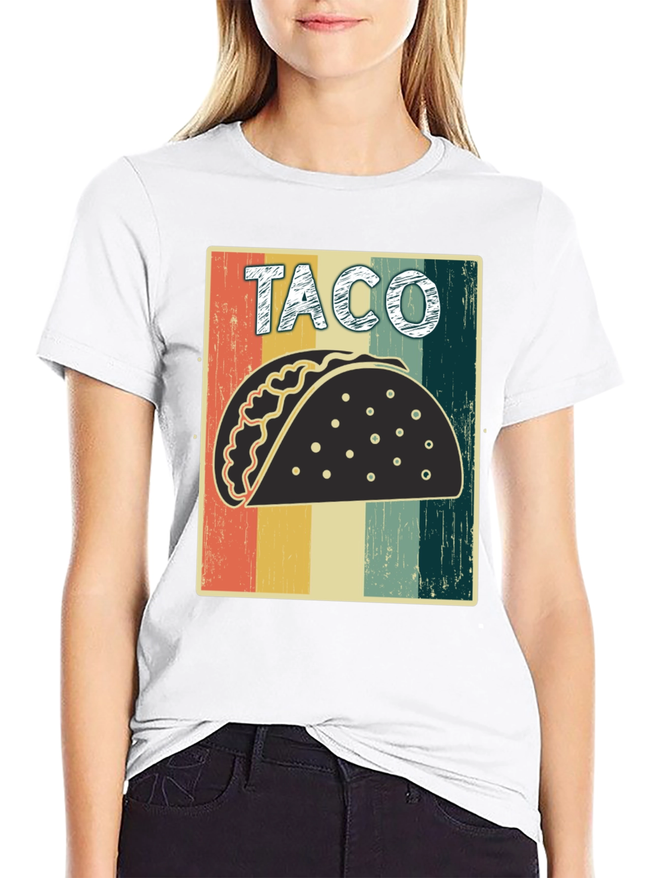 Retro Taco Graphic Tee - Comfort Fit